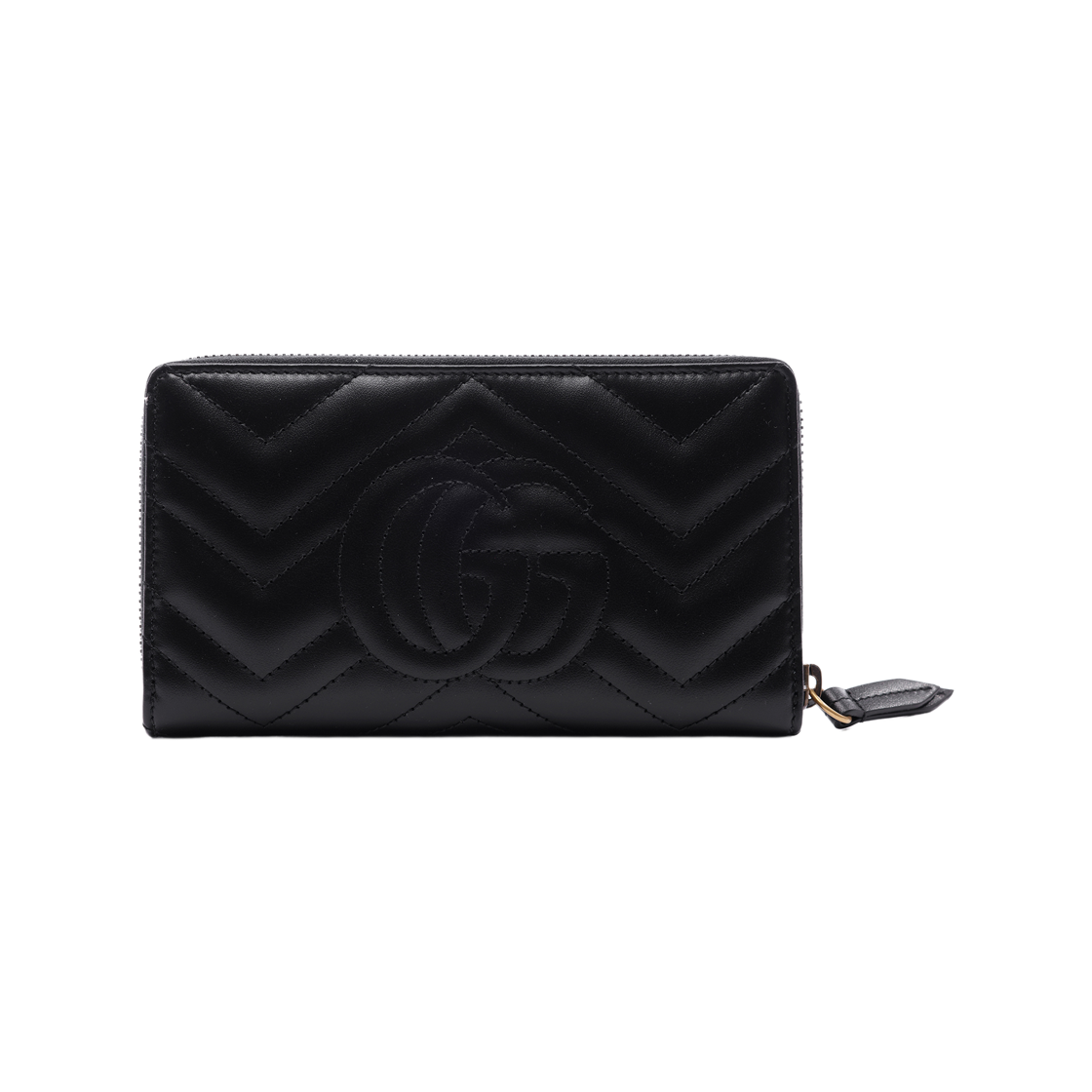 [25% 쿠폰] 구찌 GG 마몽 마틀라세 집 어라운드 장지갑([25% 쿠폰] Gucci GG Marmont Matelasse Zip Around Wallet Black) - 4
