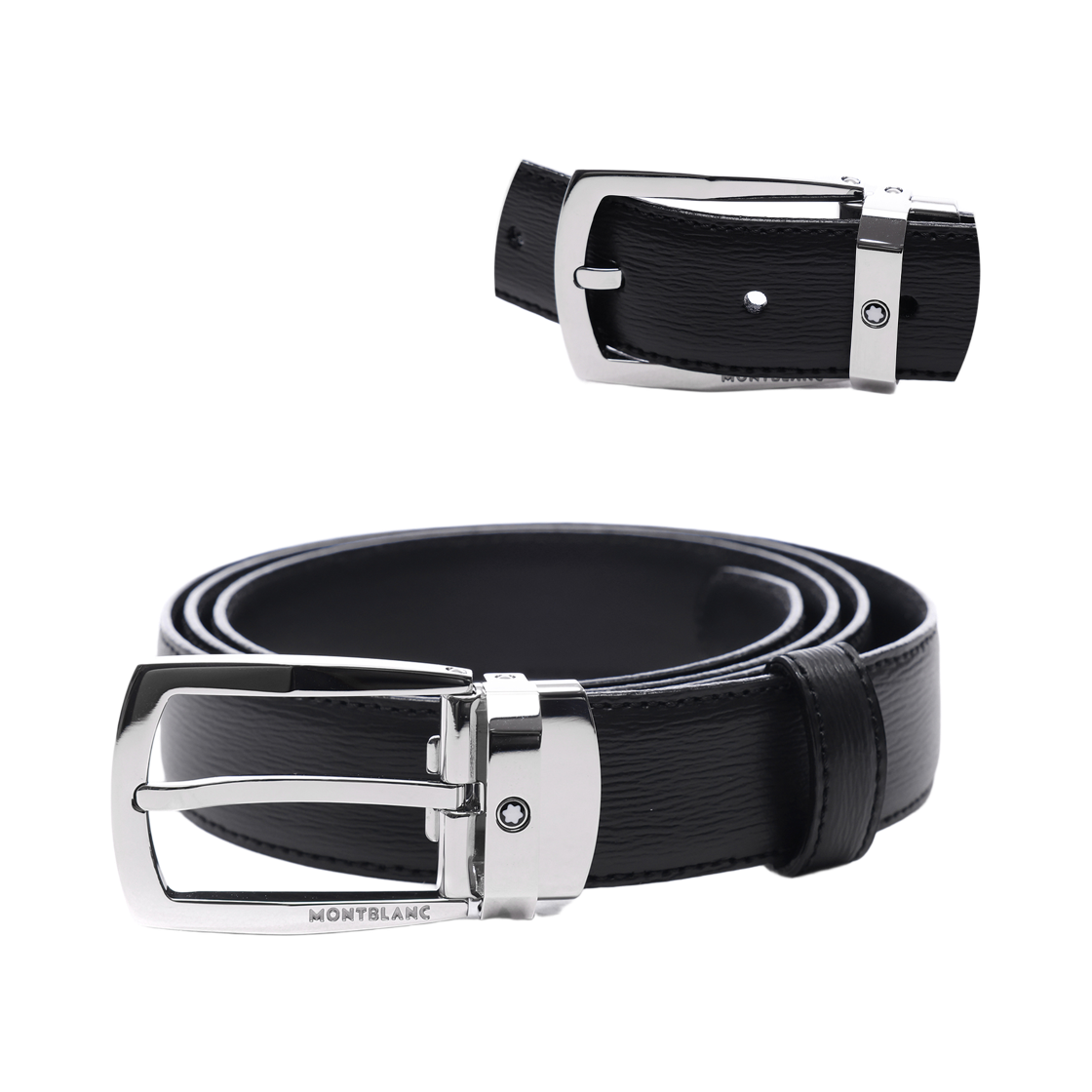 [25% 쿠폰] 몽블랑 트라피즈 버클 30mm 레더 벨트 블랙([25% 쿠폰] Montblanc Trapeze Buckle 30mm Leather Belt Black) - 2