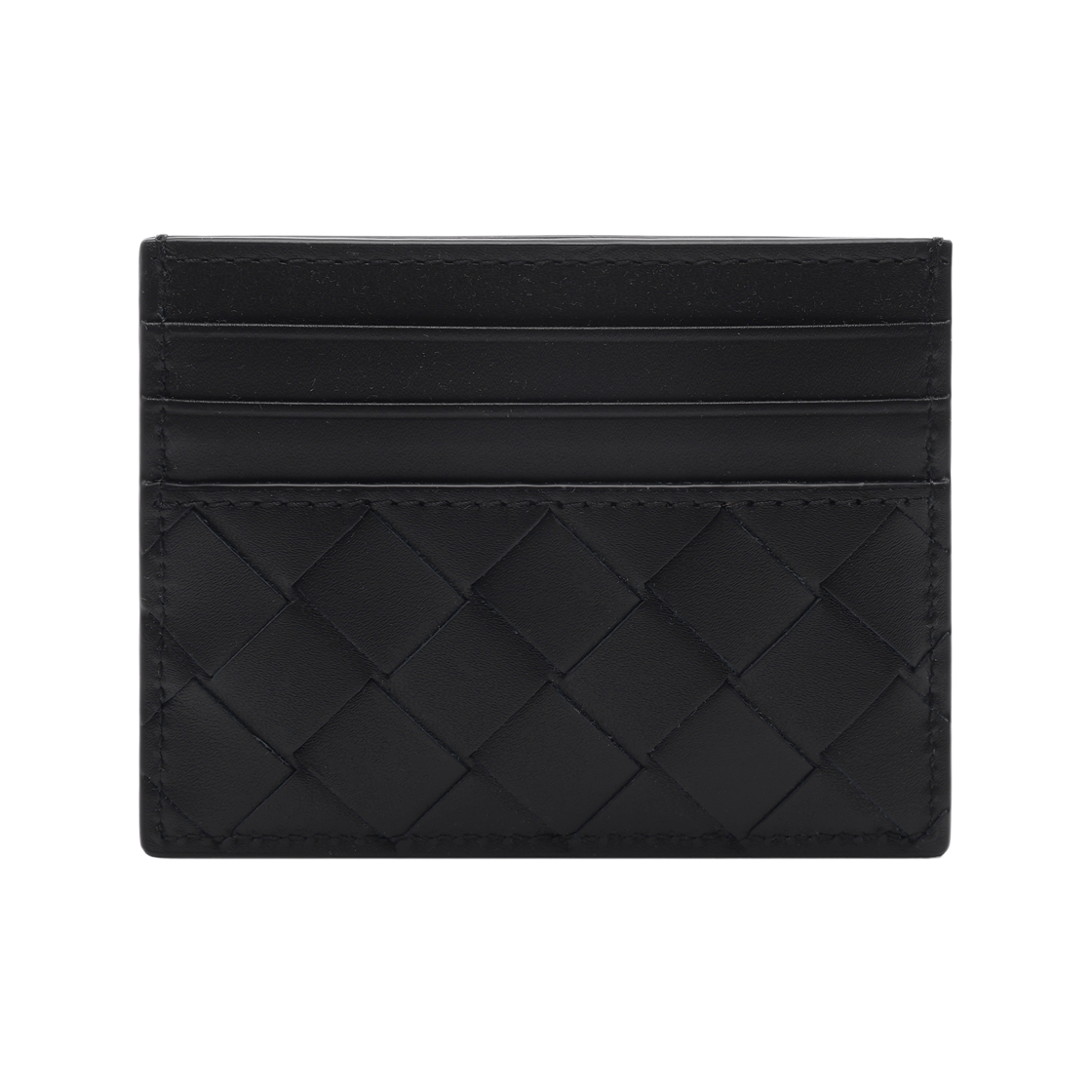 [25% 쿠폰] 보테가 베네타 인트레치아토 크레딧 카드 케이스 블랙([25% 쿠폰] Bottega Veneta Intrecciato Credit Card Case Black) - 4