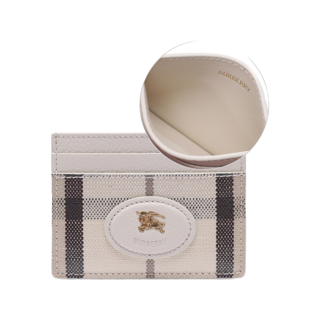 [25% 쿠폰] 버버리 하이랜드 카드 케이스 라이트 베이지([25% 쿠폰] Burberry Highlands Card Case Light Beige) - 2