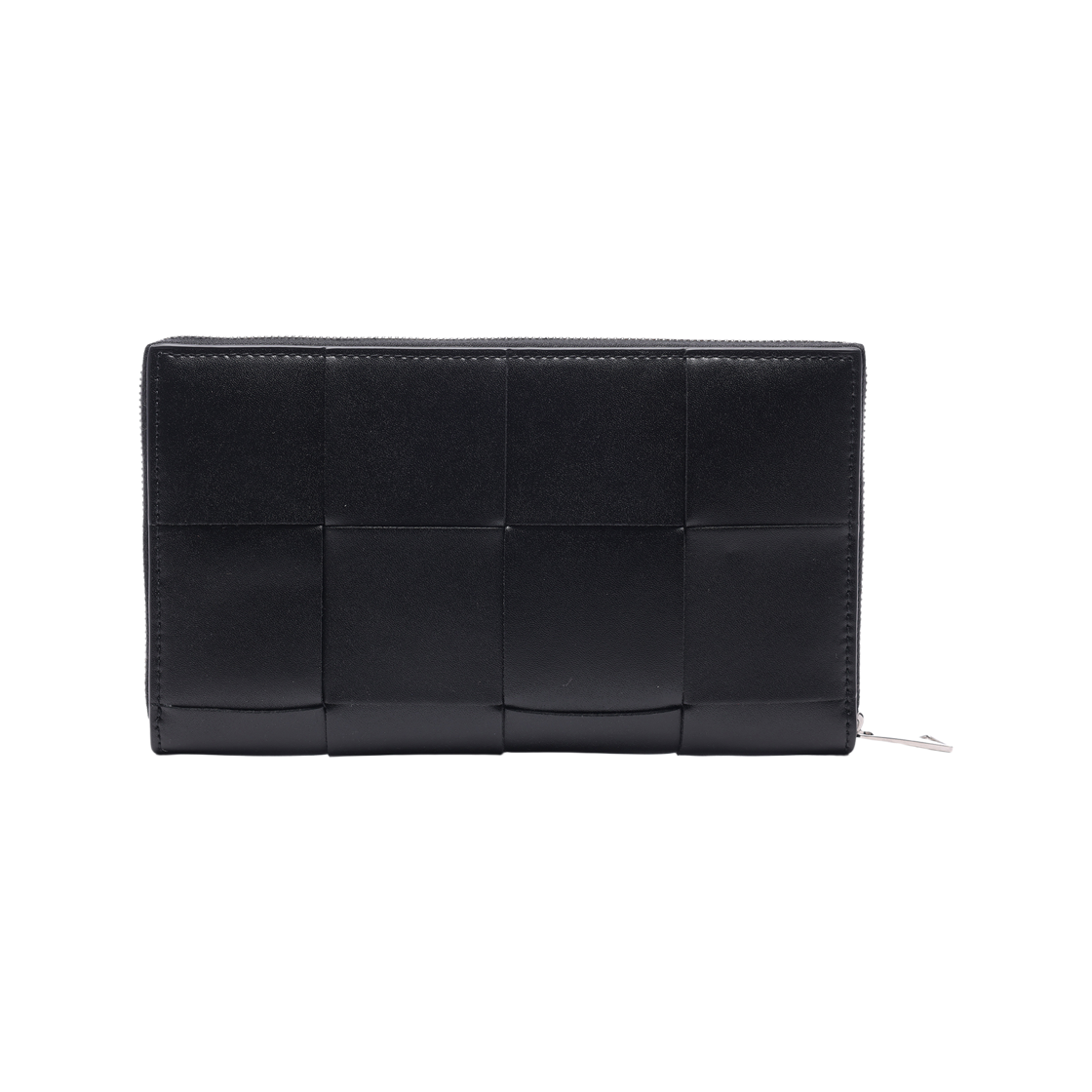 [25% 쿠폰] 보테가 베네타 카세트백 지퍼 어라운드 지갑 블랙([25% 쿠폰] Bottega Veneta Cassette Zip Around Wallet Black) - 4