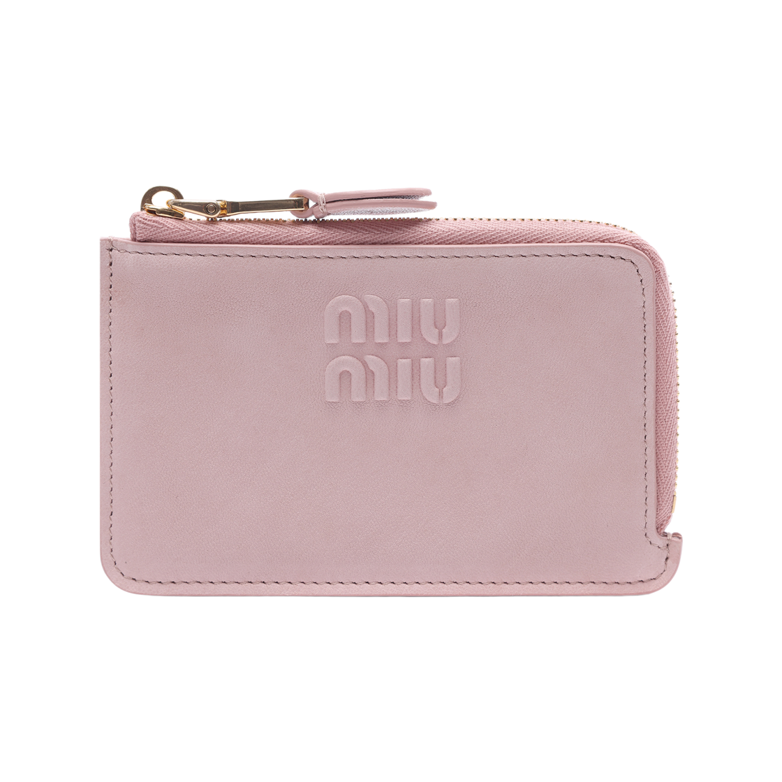 [25% 쿠폰] 미우 미우 나파 레더 엔벨로프 카드 홀더 피치([25% 쿠폰] Miu Miu Nappa Leather Envelope Card Holder Peach) - 2