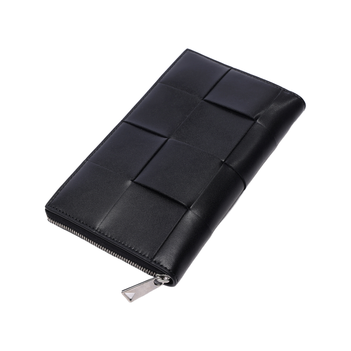 [25% 쿠폰] 보테가 베네타 카세트백 지퍼 어라운드 지갑 블랙([25% 쿠폰] Bottega Veneta Cassette Zip Around Wallet Black) - 5