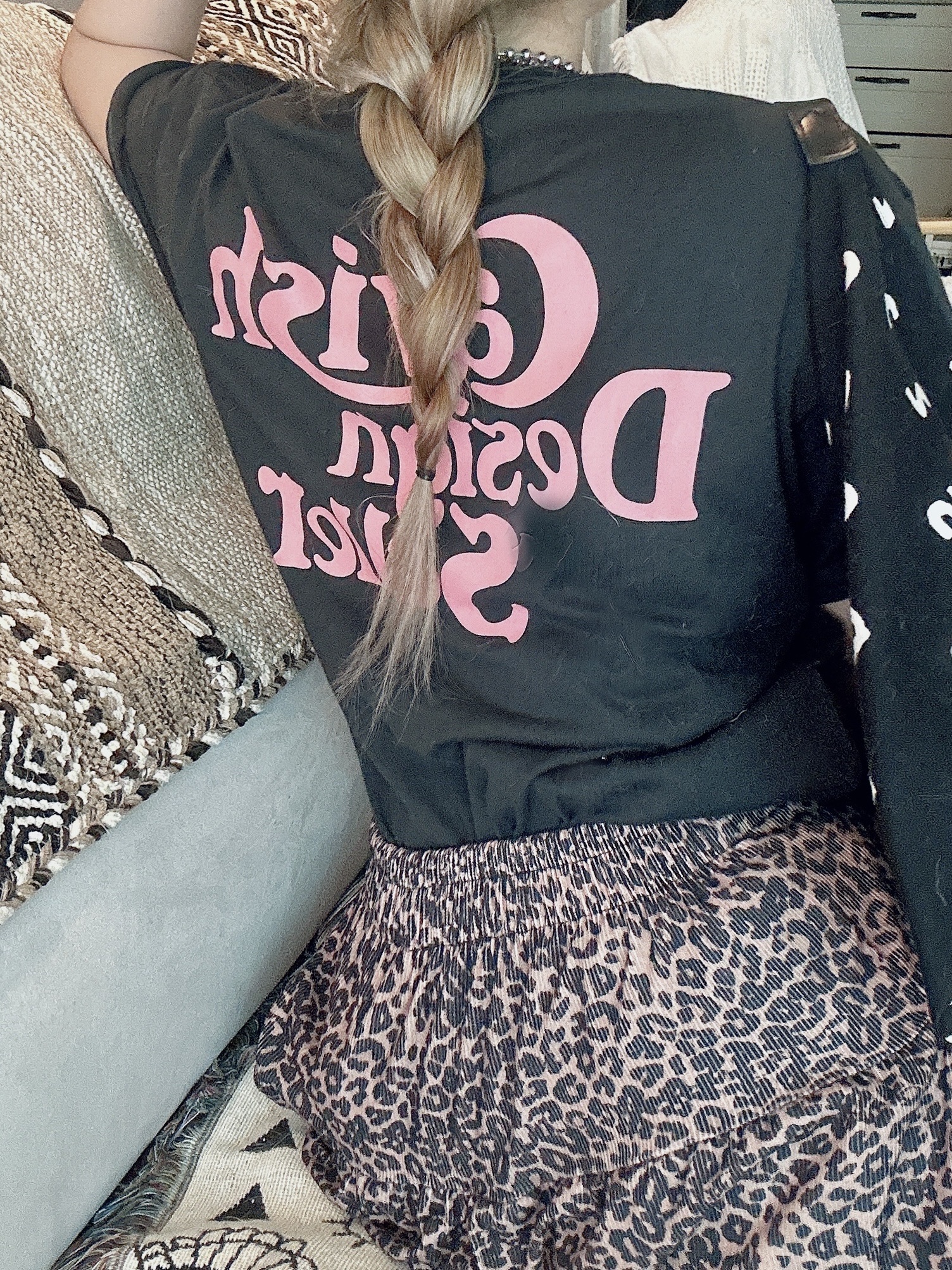Hysteric Glamour Guitar Girl Ball Chain Necklace Silver, Sou Sou Chita Cotton No. 9 Canvas Kohaba Bag Black 착용 스타일 - 2