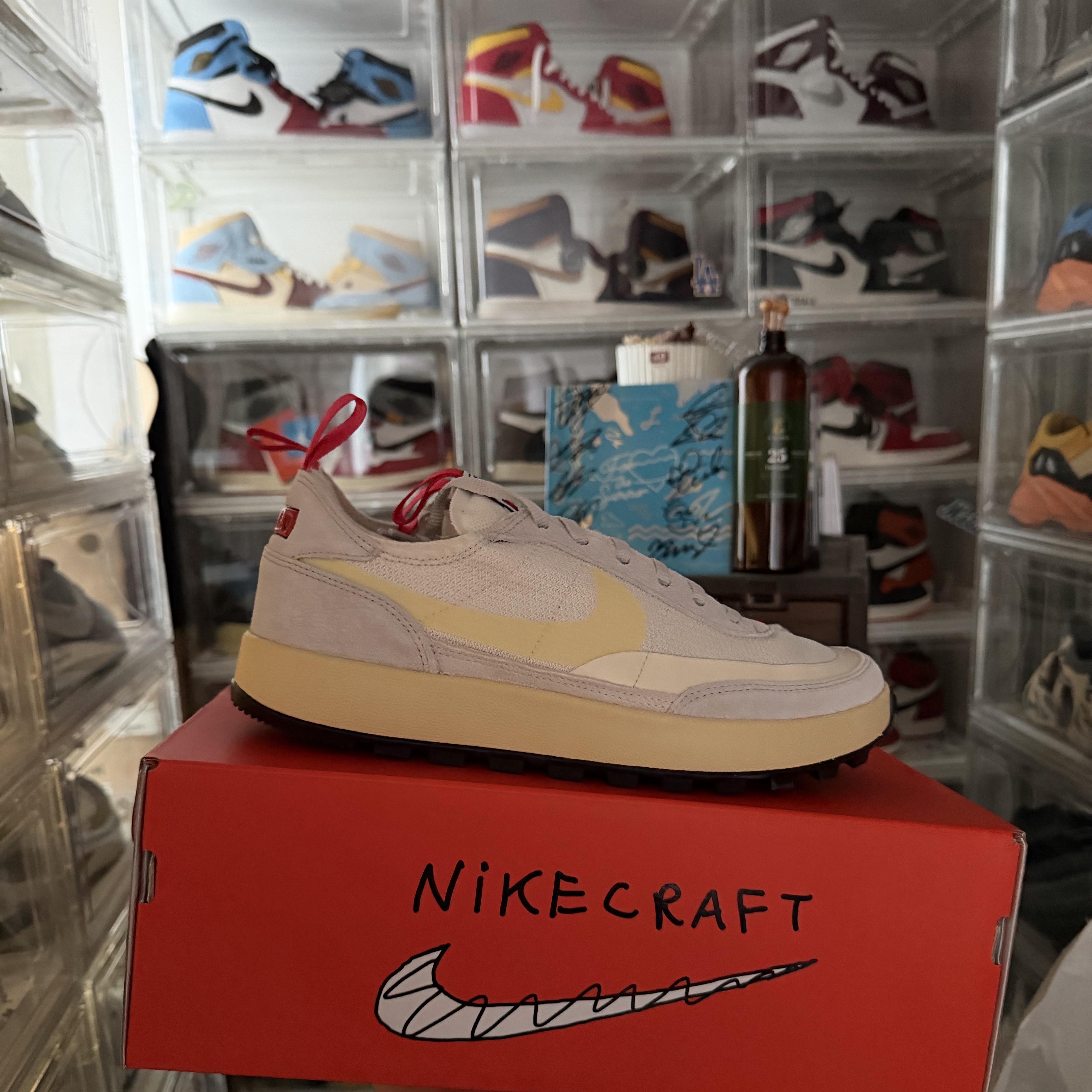 Nike x Tom Sachs General Purpose Shoe Grey Yellow 착용 스타일 - 1