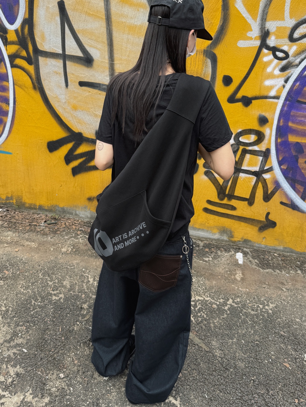 eS Accel OG Black, Aoiro 6-Panel Bone A/N Cap Black 착용 스타일 - 2