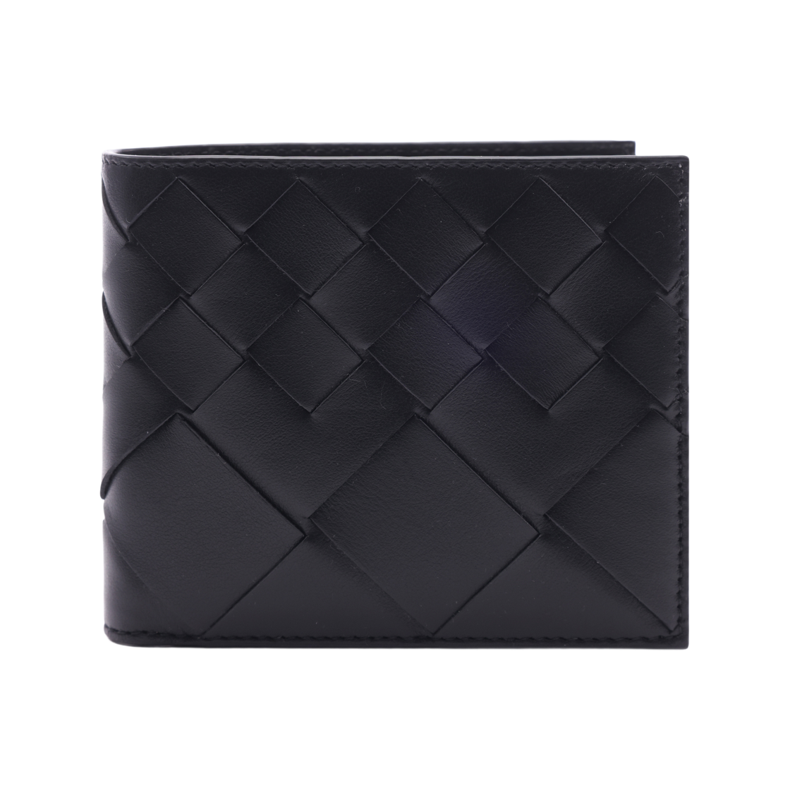 743211 V3R52 8803 24S [25% 쿠폰] Bottega Veneta Intrecciato Leather Bi-Fold Wallet Black