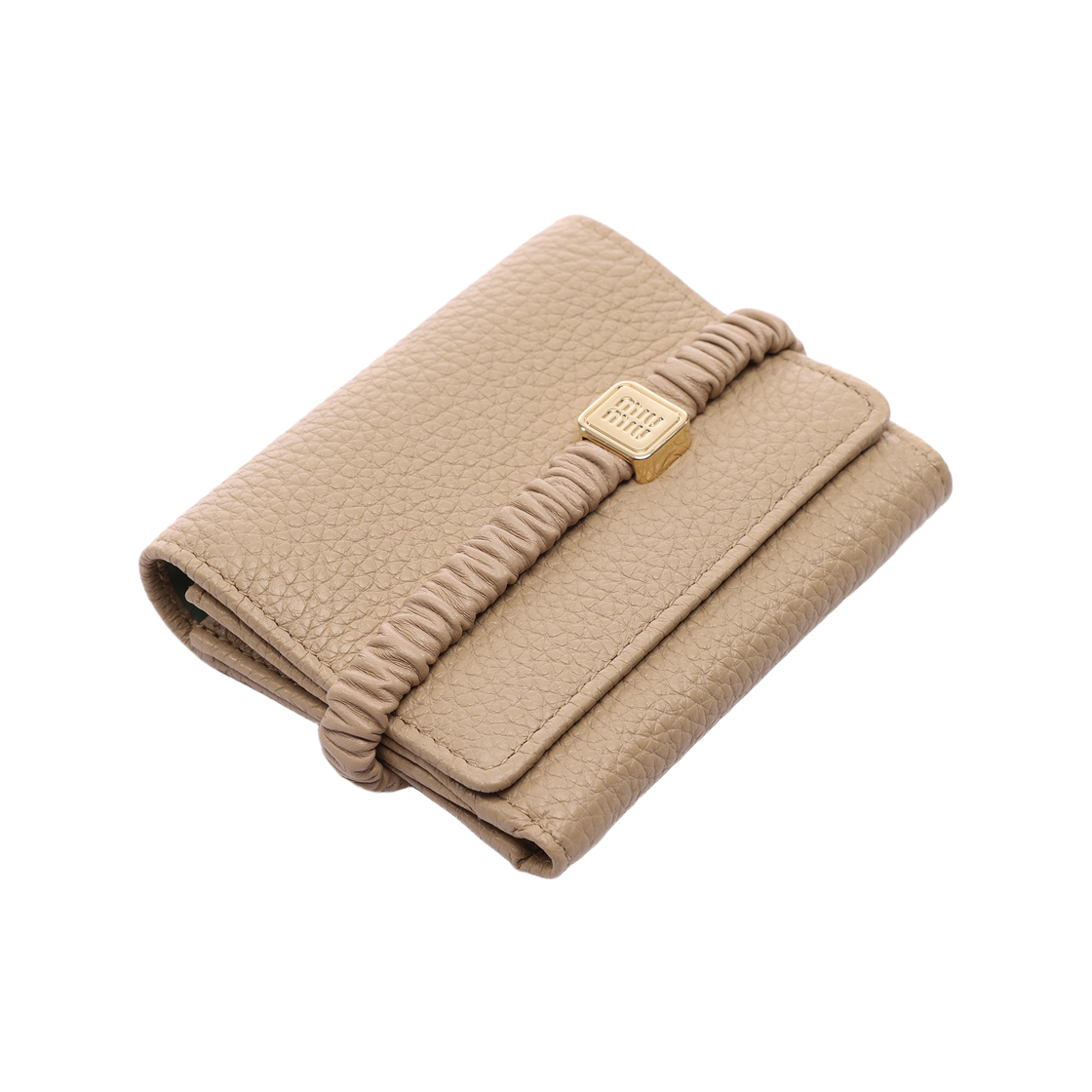 [25% 쿠폰] 미우 미우 로고 루프 월렛 베이지 민트([25% 쿠폰] Miu Miu Logo Loop Wallet Beige Mint) - 5