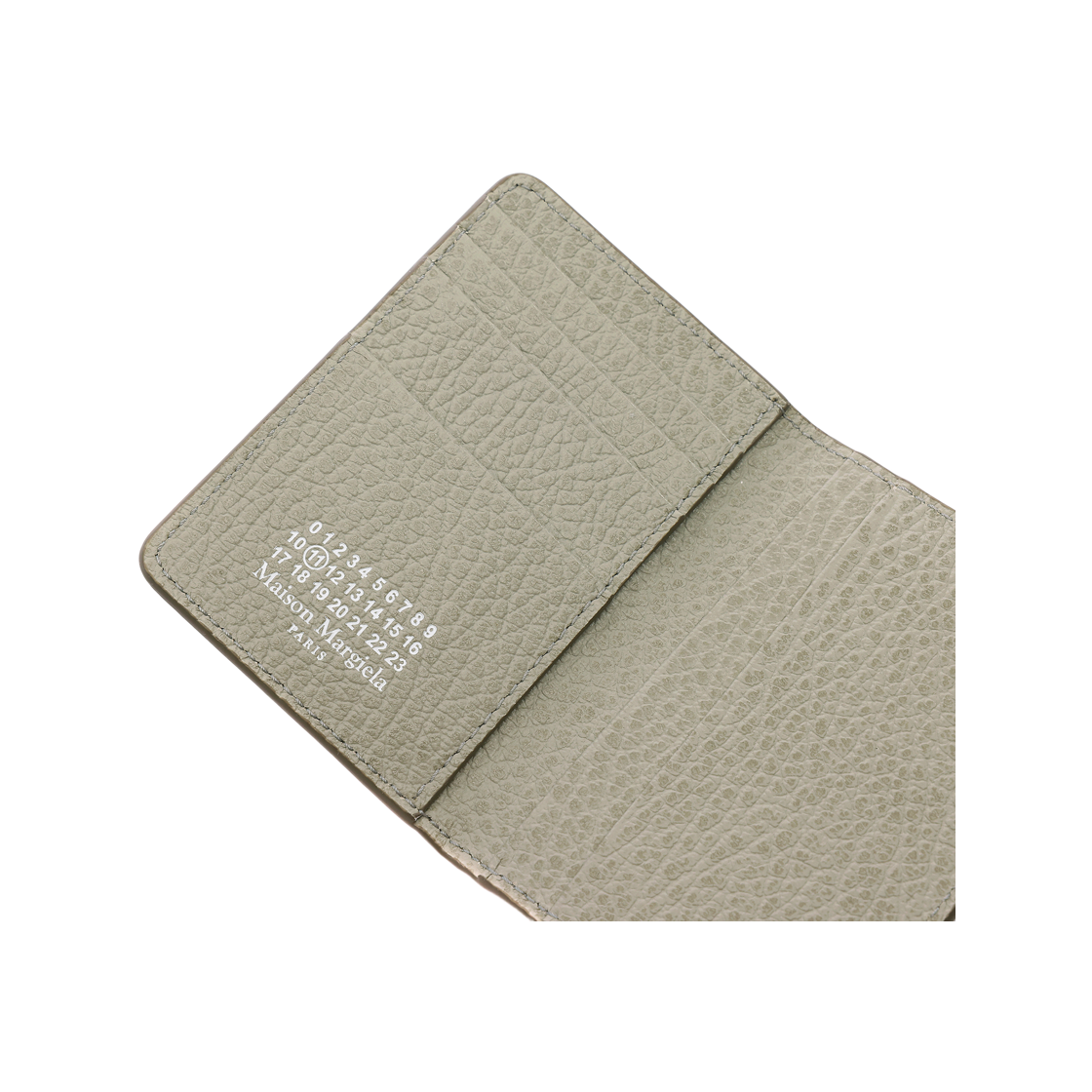 [25% 쿠폰] 메종 마르지엘라 스티치 카드 홀더 월렛 베이지 카키([25% 쿠폰] Maison Margiela Stitch Card Holder Wallet Beige Khaki) - 6