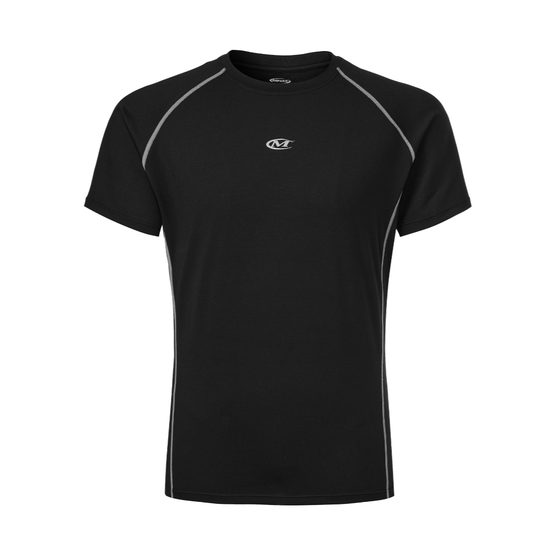26SMT-1202BK MIHAK Symbol Logo Muscle Pro T-shirt Black