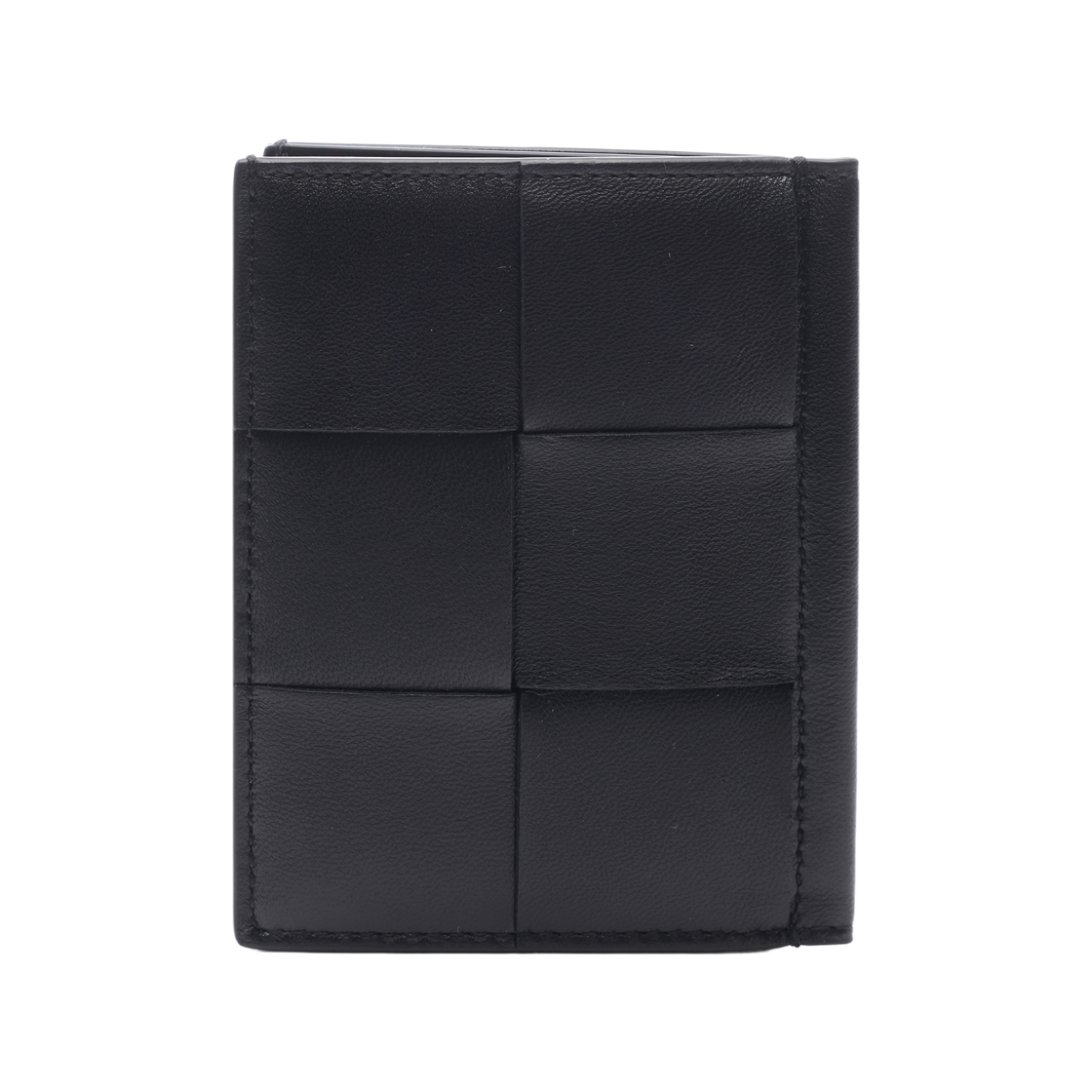 [25% 쿠폰] 보테가 베네타 카세트 슬림 플랩 카드 케이스 블랙([25% 쿠폰] Bottega Veneta Cassette Slim Flap Card Case Black) - 4