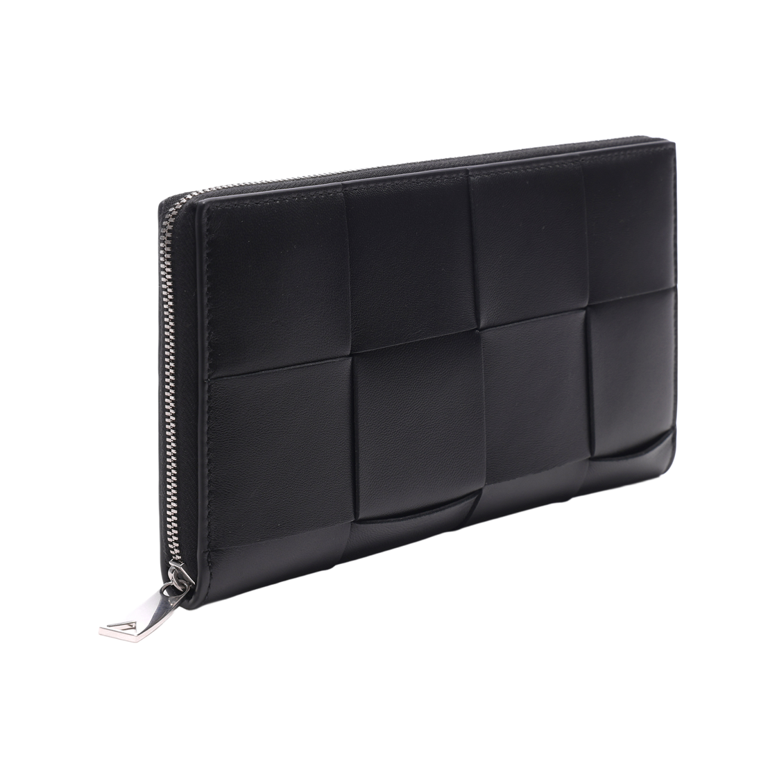 [25% 쿠폰] 보테가 베네타 인트레치아토 카세트 집 월렛 블랙([25% 쿠폰] Bottega Veneta Intrecciato Cassette Zip Wallet Black) - 3