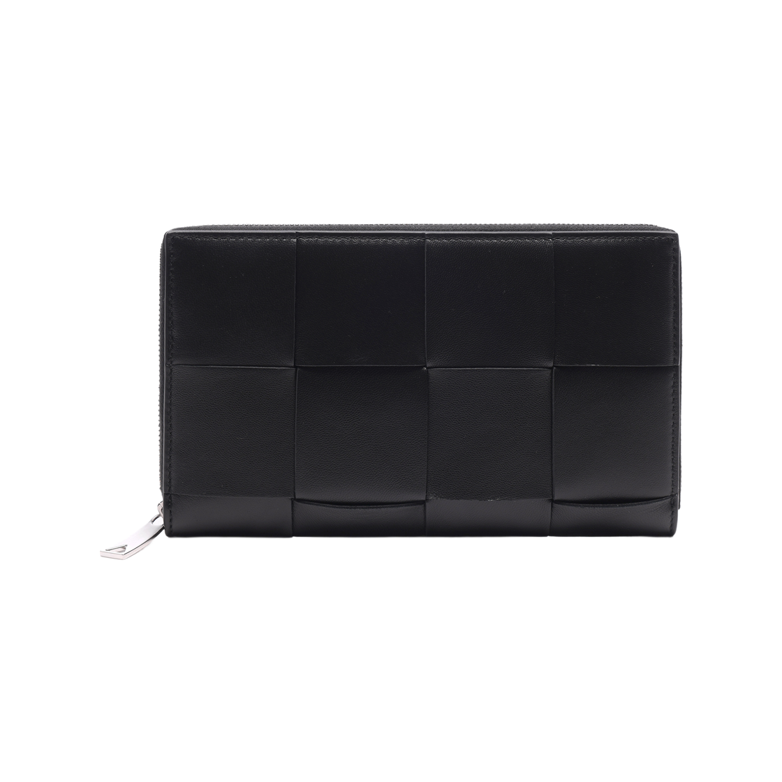 651368 VCQC1 8803 23F [25% 쿠폰] Bottega Veneta Intrecciato Cassette Zip Wallet Black