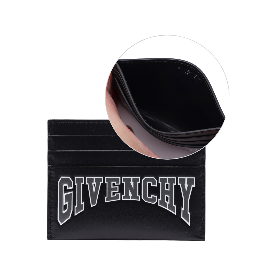 [25% 쿠폰] 지방시 컬리지 로고 카드 홀더 블랙([25% 쿠폰] Givenchy College Logo Card Holder Black) - 2