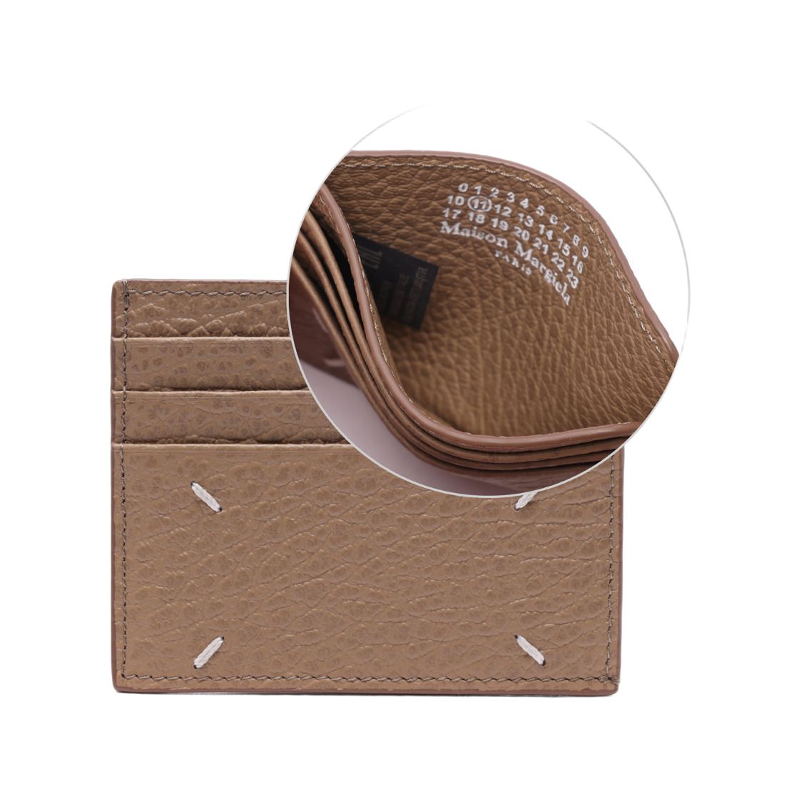 [25% 쿠폰] 메종 마르지엘라 스티치 카드 홀더 샤모아([25% 쿠폰] Maison Margiela Stitch Card Holder Chamois) - 2