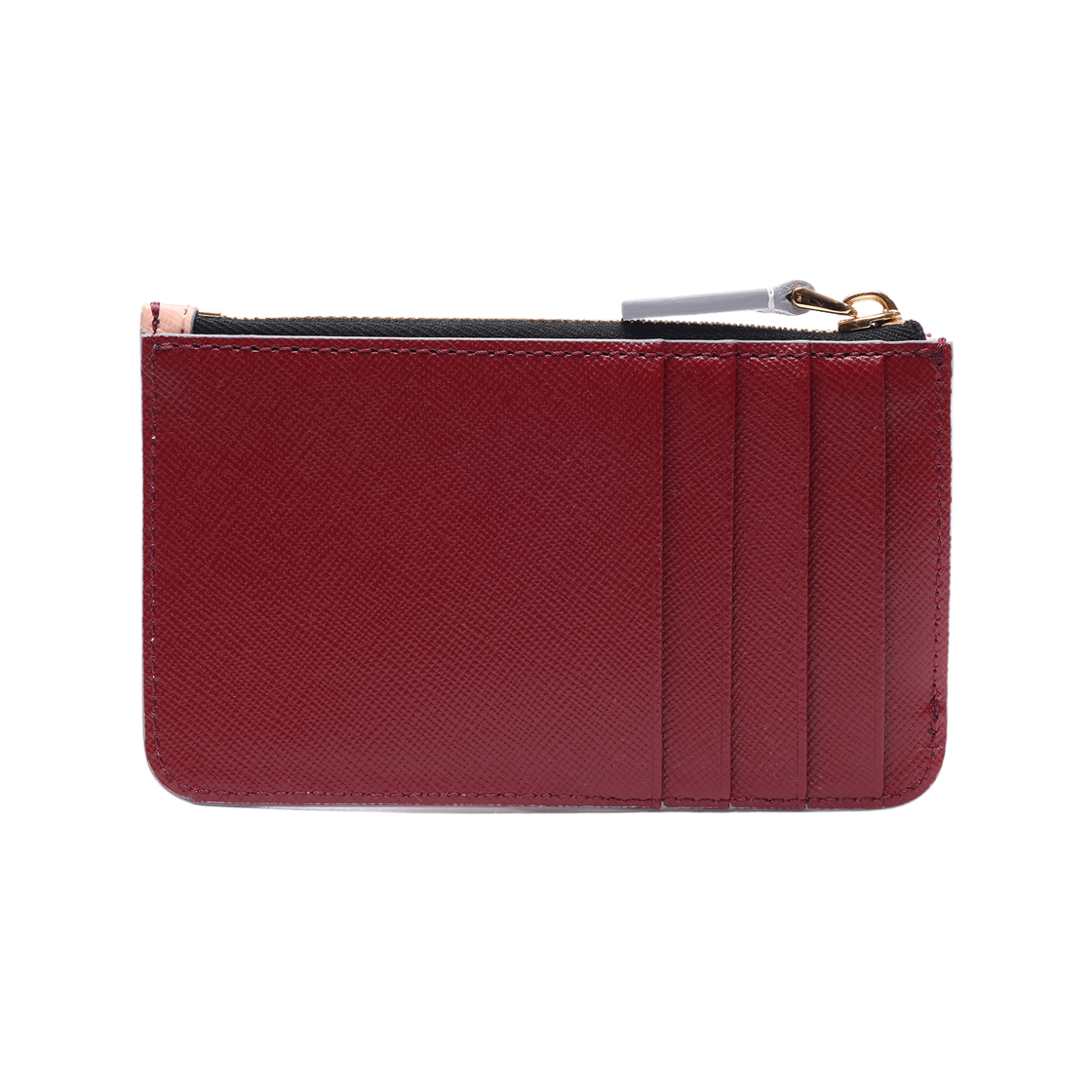 [25% 쿠폰] 마르니 사피아노 레더 카드 케이스 릴리 화이트 피치([25% 쿠폰] Marni Saffiano Leather Card Case Lily White Peach) - 4