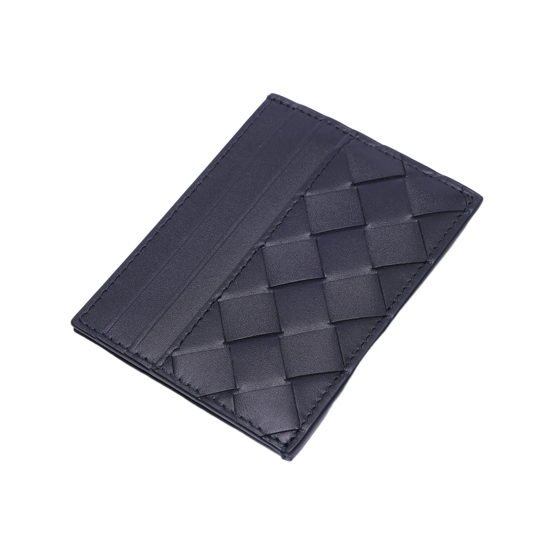 [25% 쿠폰] 보테가 베네타 크레딧 카드 케이스 미드나잇 블루([25% 쿠폰] Bottega Veneta Credit Card Case Midnight Blue) - 5