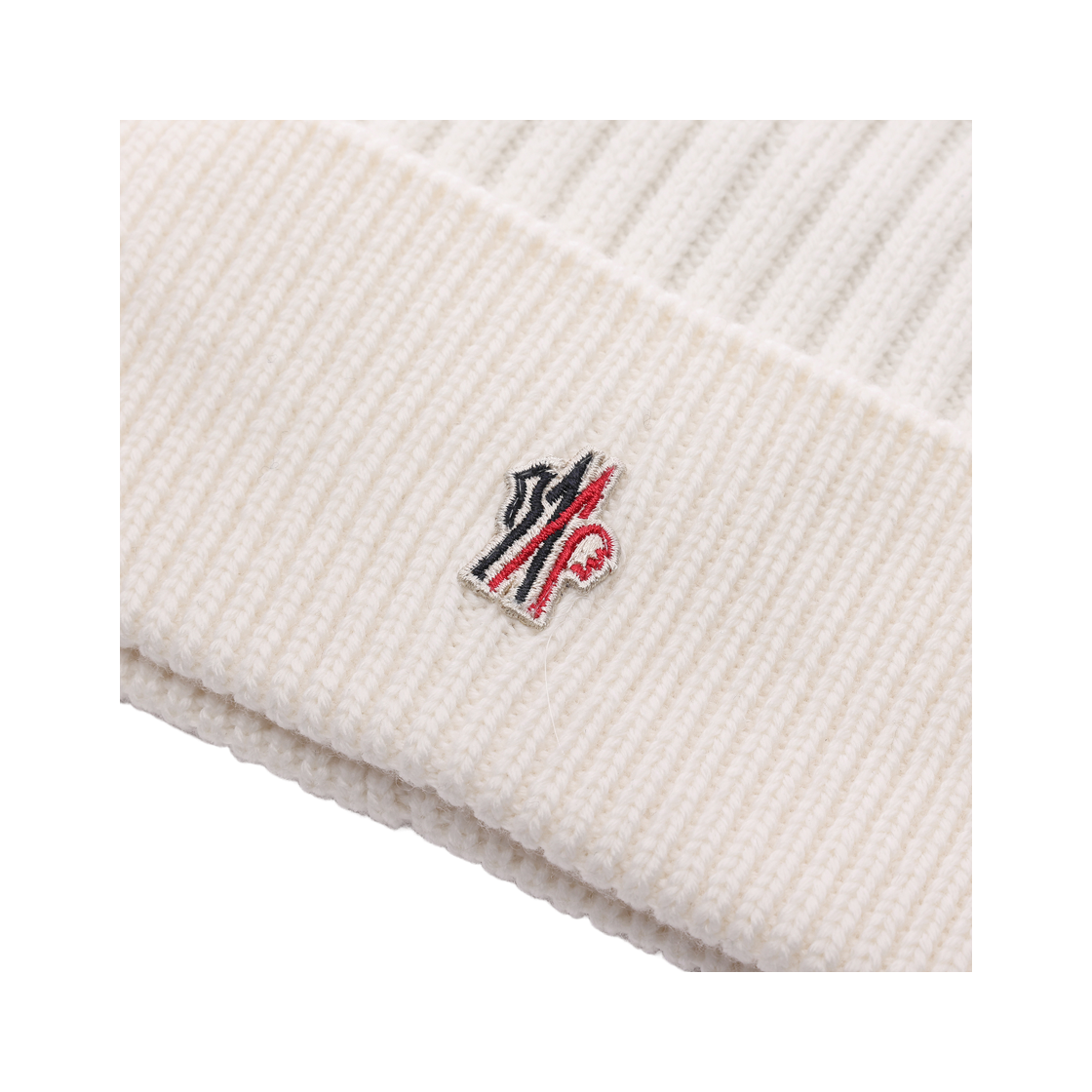 [25% 쿠폰] 몽클레르 버진 울 비니 화이트 - 25FW([25% 쿠폰] Moncler Virgin Wool Beanie White - 25FW) - 3