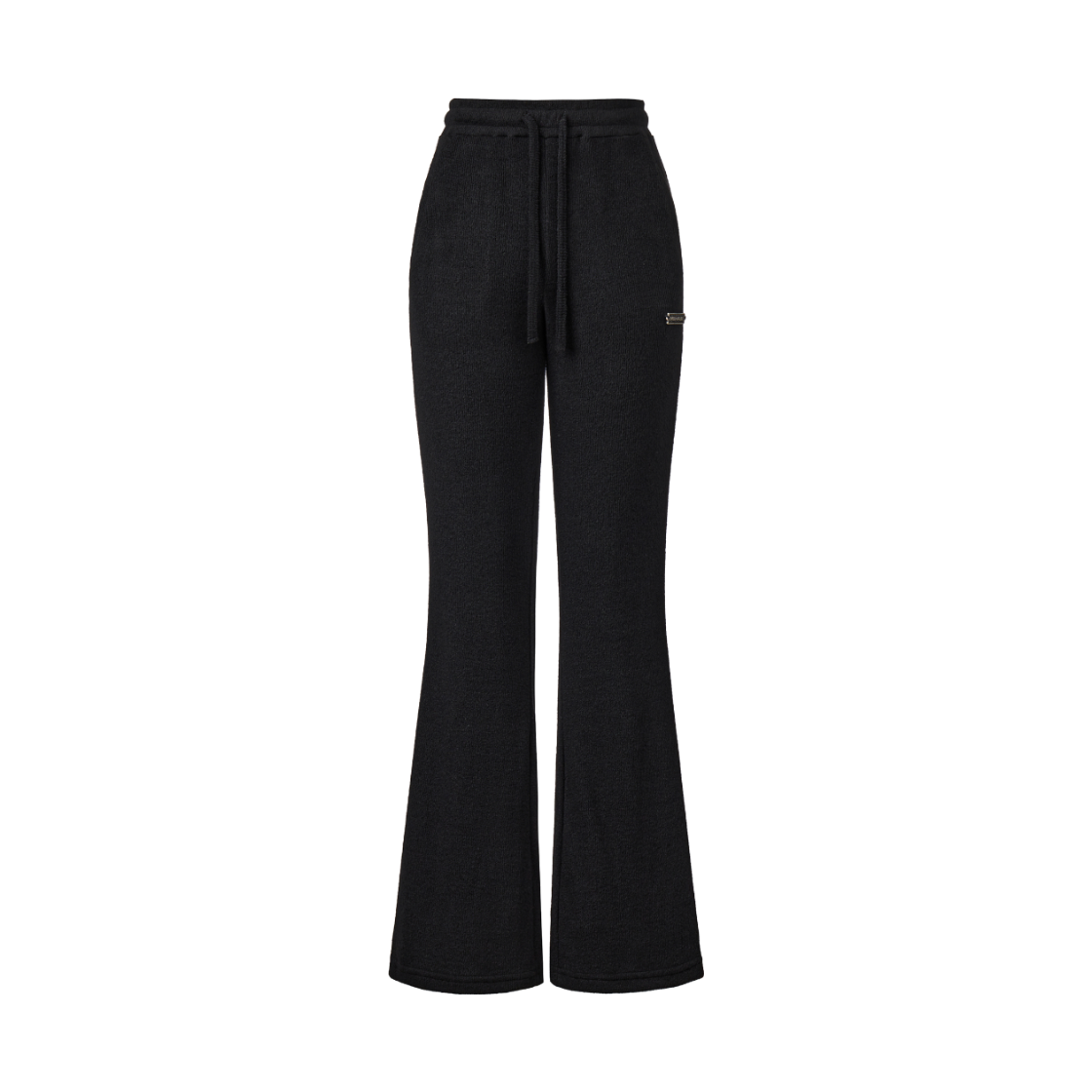 25FMWP-2000BK MIHAK Metal Label Warm Touch Bootcut Pants Black
