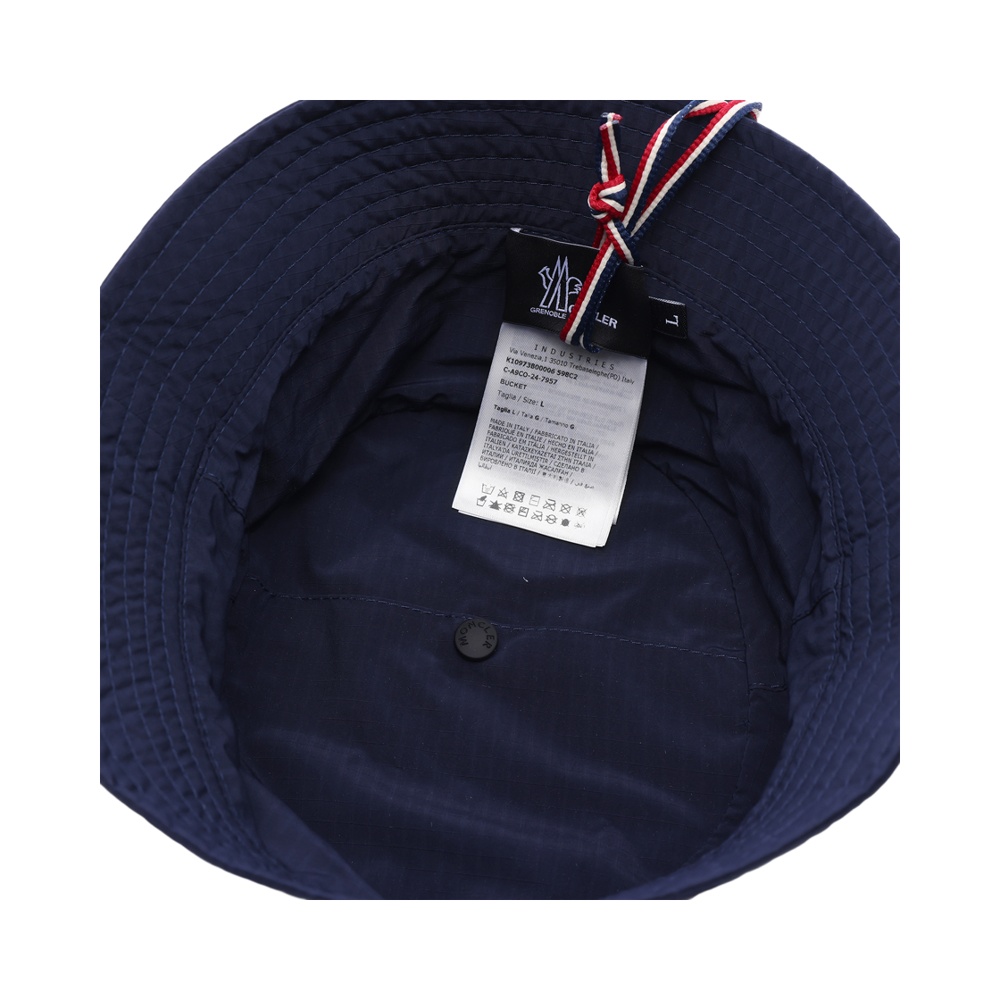 [25% 쿠폰] 몽클레르 그레노블 로고 패치 버킷햇 네이비 - 25SS([25% 쿠폰] Moncler Grenoble Logo Patch Bucket Hat Navy - 25SS) - 6