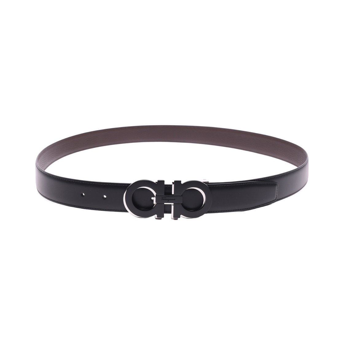[25% 쿠폰] 페라가모 리버시블 어드저스터블 벨트 블랙 브라운([25% 쿠폰] Ferragamo Reversible and Adjustable Belt Black Brown) - 5