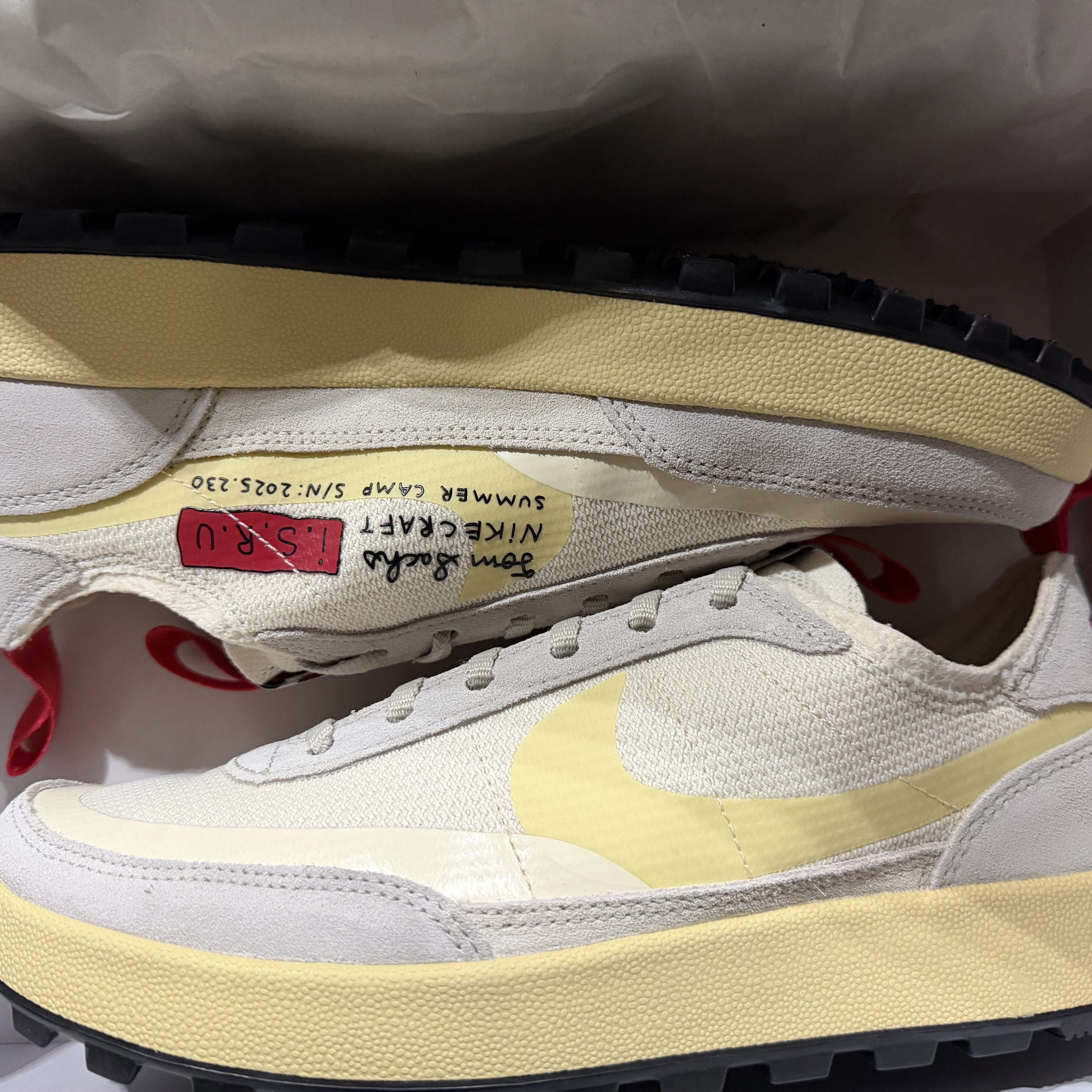 Nike x Tom Sachs General Purpose Shoe Grey Yellow 착용 스타일