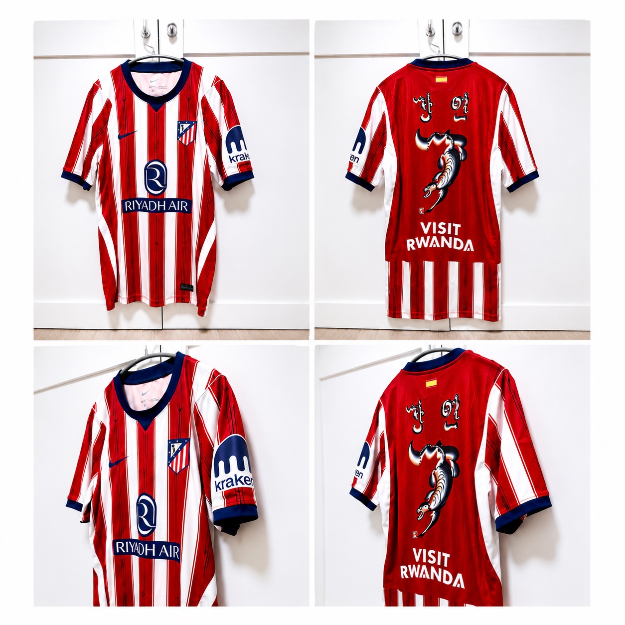 Nike Atletico Madrid 2026/27 Match Home Aero-Fit Authentic Jersey White University Red (II2740-101) (Non Marking Ver.), Nike Atletico Madrid 2026/27 Stadium Home Dri-Fit Replica Jersey White University Red (II1893-101) (Non Marking Ver.) 착용 스타일