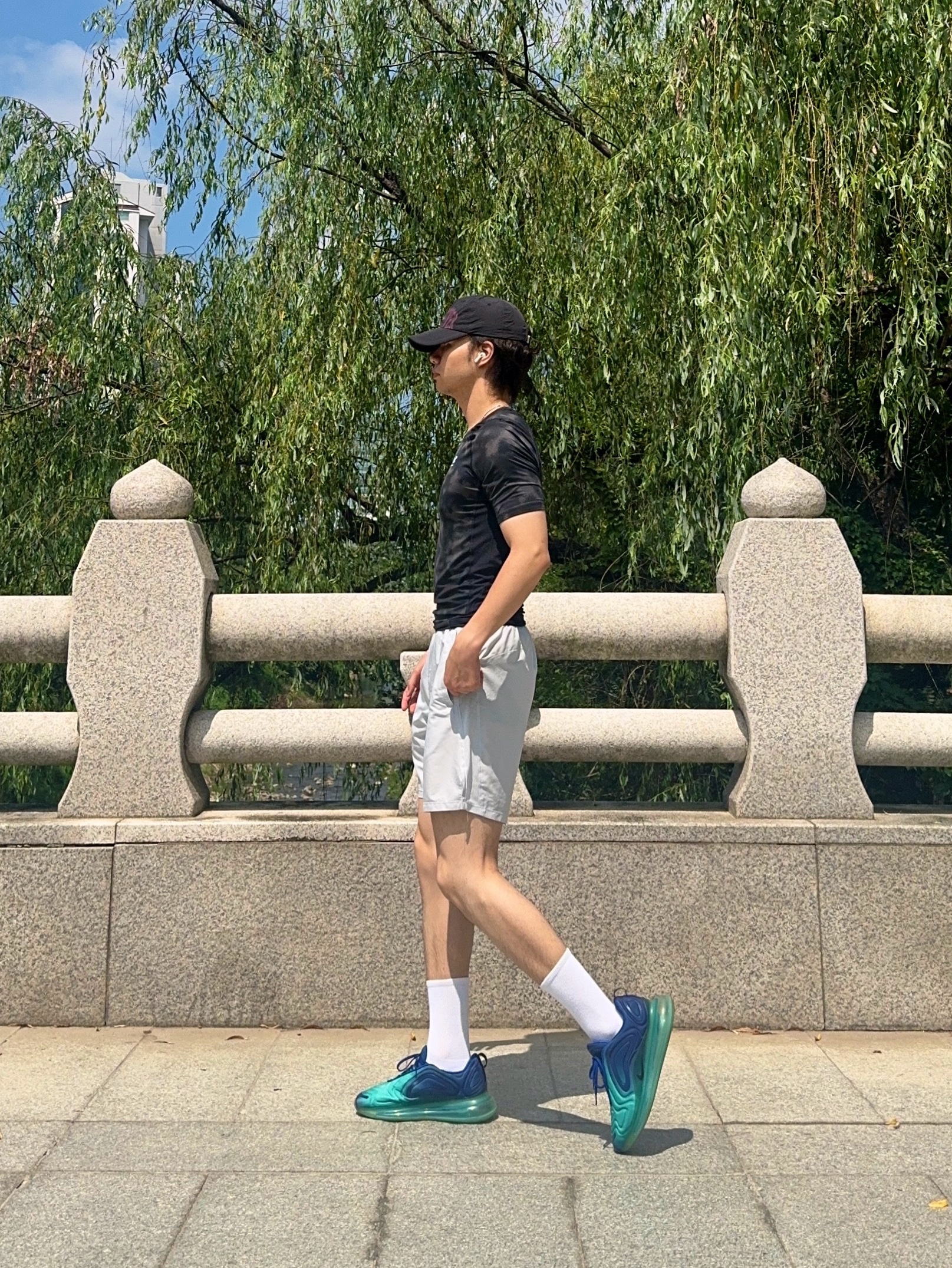 Nike Air Max 720 Sea Forest 착용 스타일 - 1