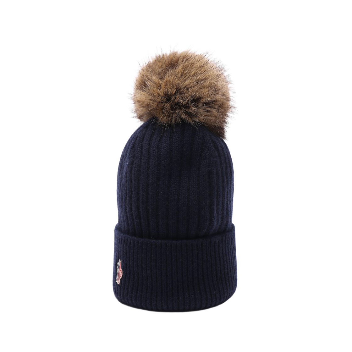 [25% 쿠폰] (W) 몽클레르 폼폼 캐시미어 비니 네이비 블루 - 23FW([25% 쿠폰] (W) Moncler Pom Pom Cashmere Beanie Navy Blue - 23FW) - 3