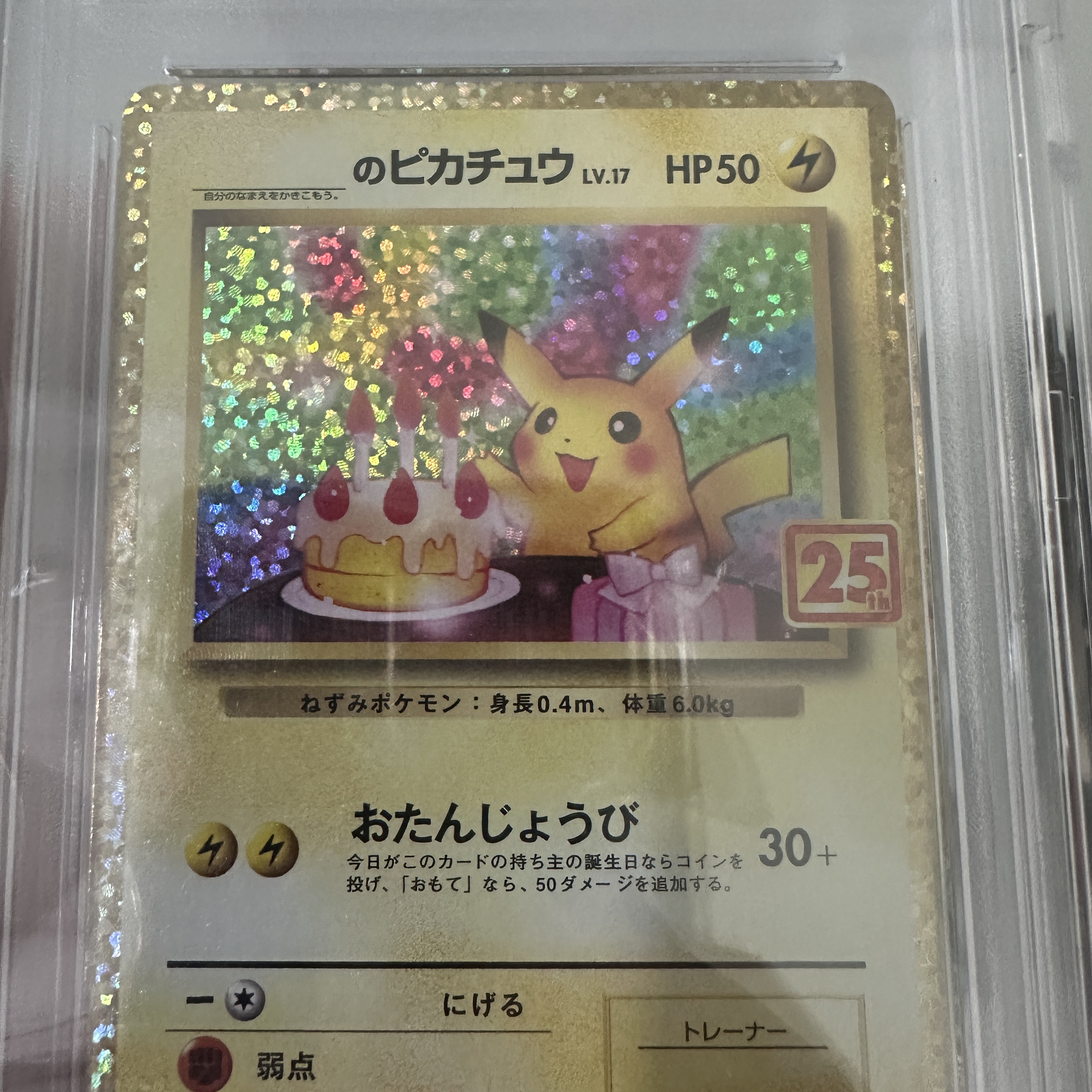 Pokemon TCG _'s Pikachu P Promo Card Pack 25Th Anniversary Edition (Japanese Ver.) 착용 스타일
