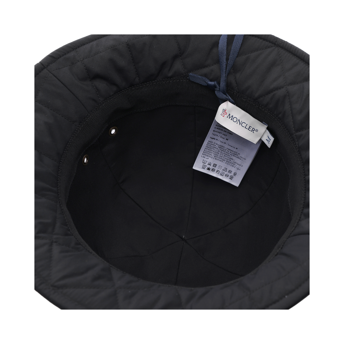 [25% 쿠폰] (W) 몽클레르 로고 버킷햇 블랙 - 25SS([25% 쿠폰] (W) Moncler Logo Bucket Hat Black - 25SS) - 6