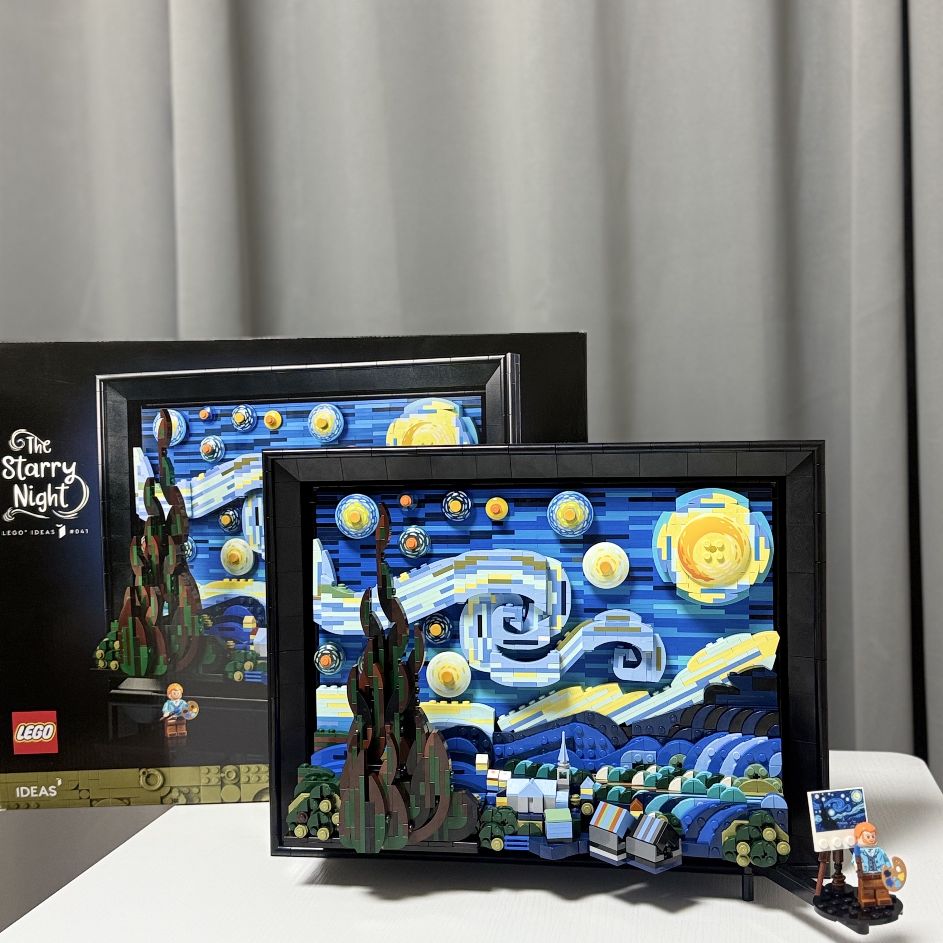 Lego Vincent Van Gogh The Starry Night 착용 스타일
