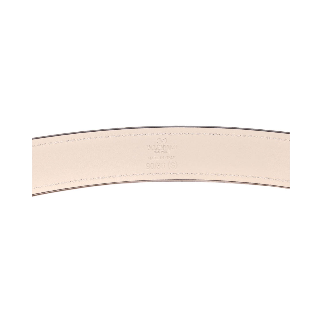 [25% 쿠폰] (W) 발렌티노 브이로고 시그니쳐 벨트 아이보리 브라운([25% 쿠폰] (W) Valentino Vlogo Signature Belt Ivory Brown) - 6