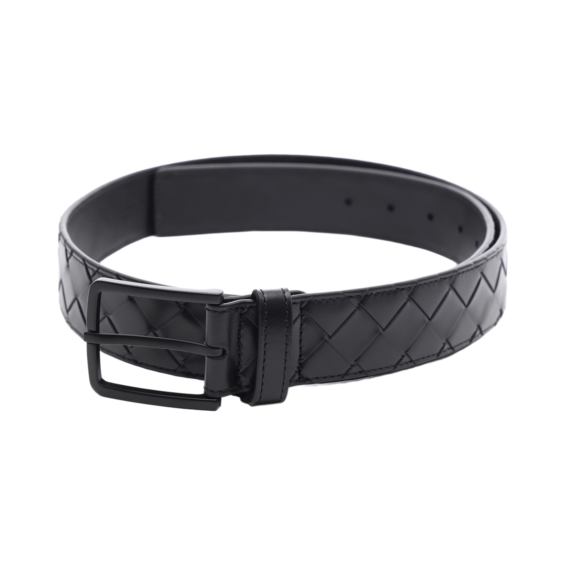 [25% 쿠폰] 보테가 베네타 카프스킨 벨트 블랙([25% 쿠폰] Bottega Veneta Calfskin Belt Black) - 3