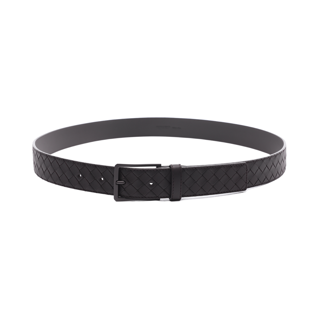 [25% 쿠폰] 보테가 베네타 인트레치아토 레더 벨트 에스프레소([25% 쿠폰] Bottega Veneta Intrecciato Leather Belt Espresso) - 4