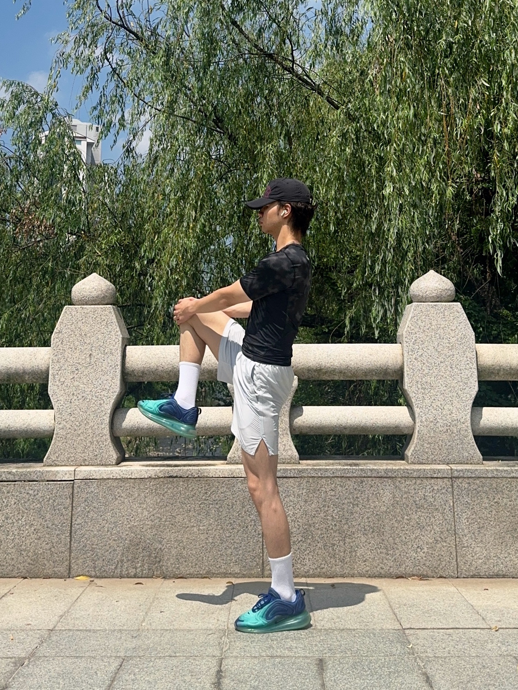 Nike Air Max 720 Sea Forest 착용 스타일 - 2