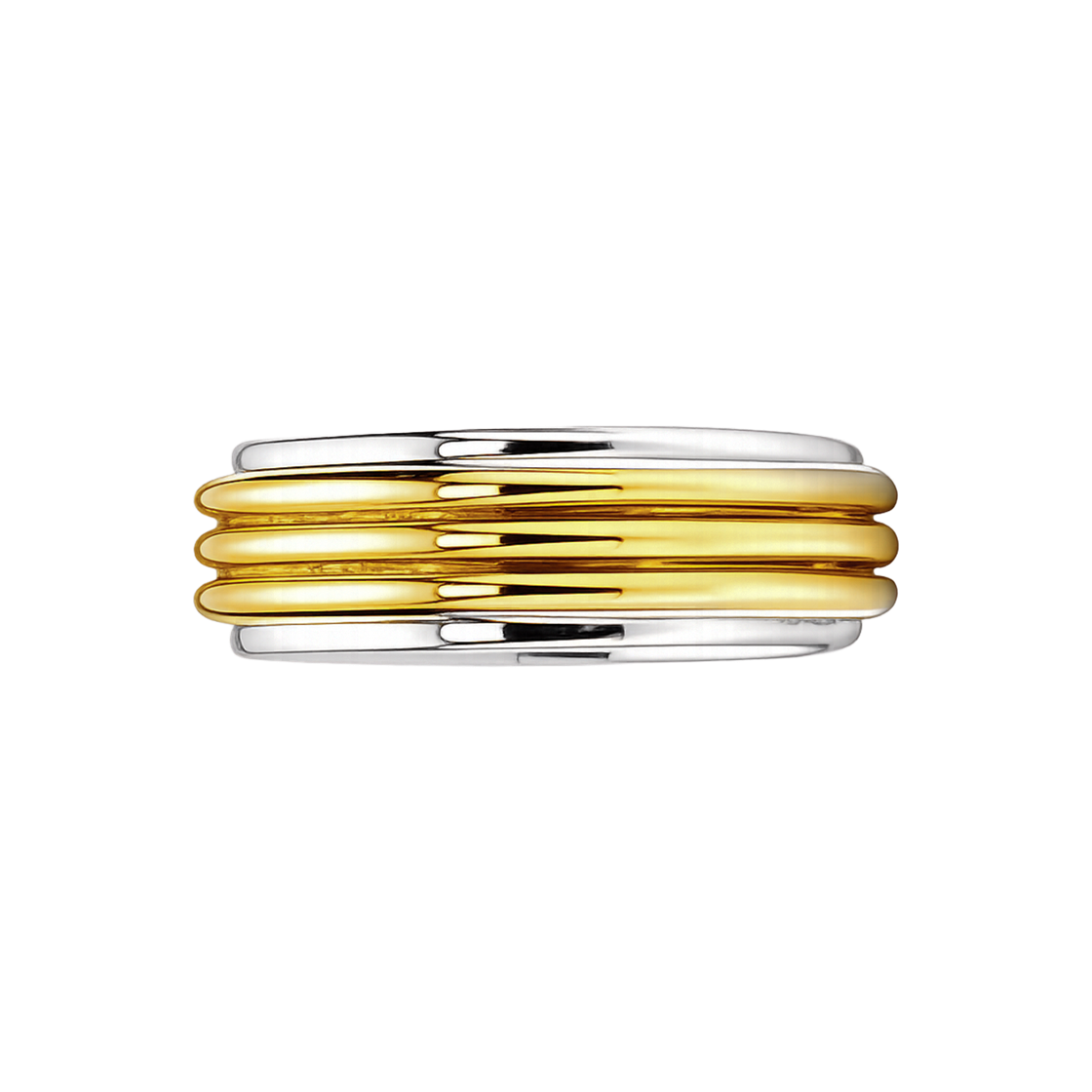 휴스타드 콤보 커플 스몰 3 링 _ 925 스텔링 실버(HUSTAD COMBO COUPLE SMALL 3 RING _925 Sterling silver) - 2