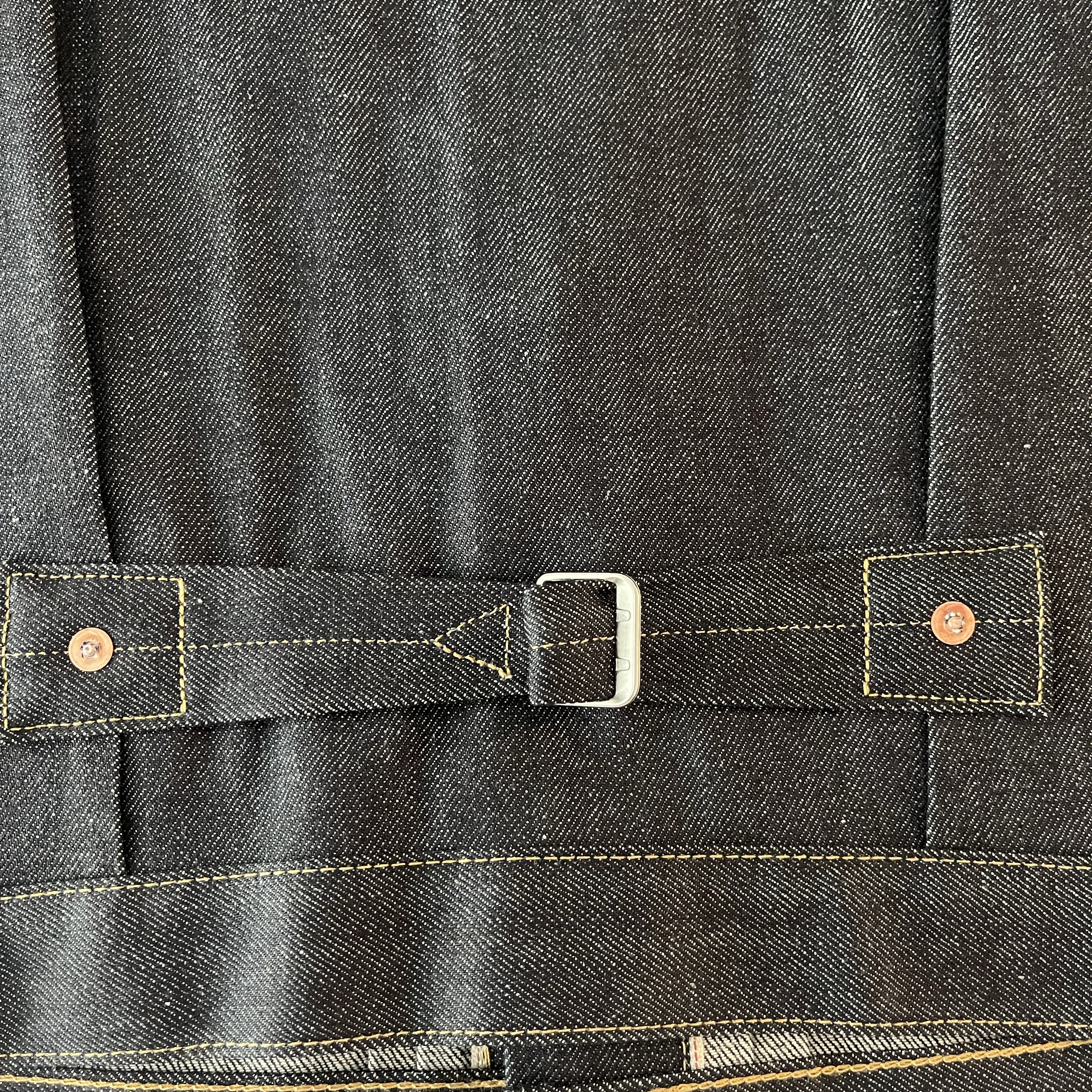 Levi's Vintage Clothing S506XX 1944 Jacket Indigo 착용 스타일 - 2