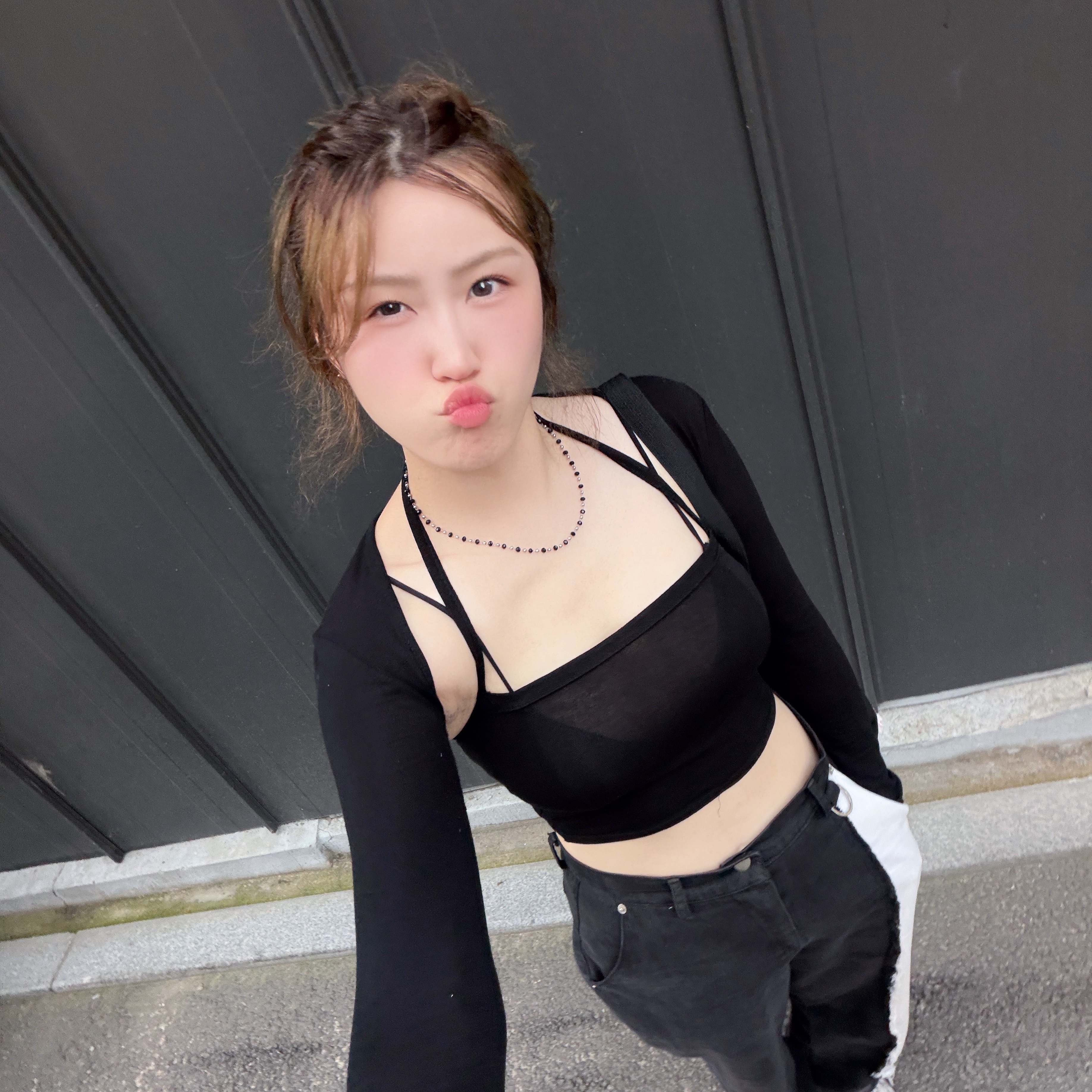 Fila Echappe MS Silver Moon 착용 스타일 - 2