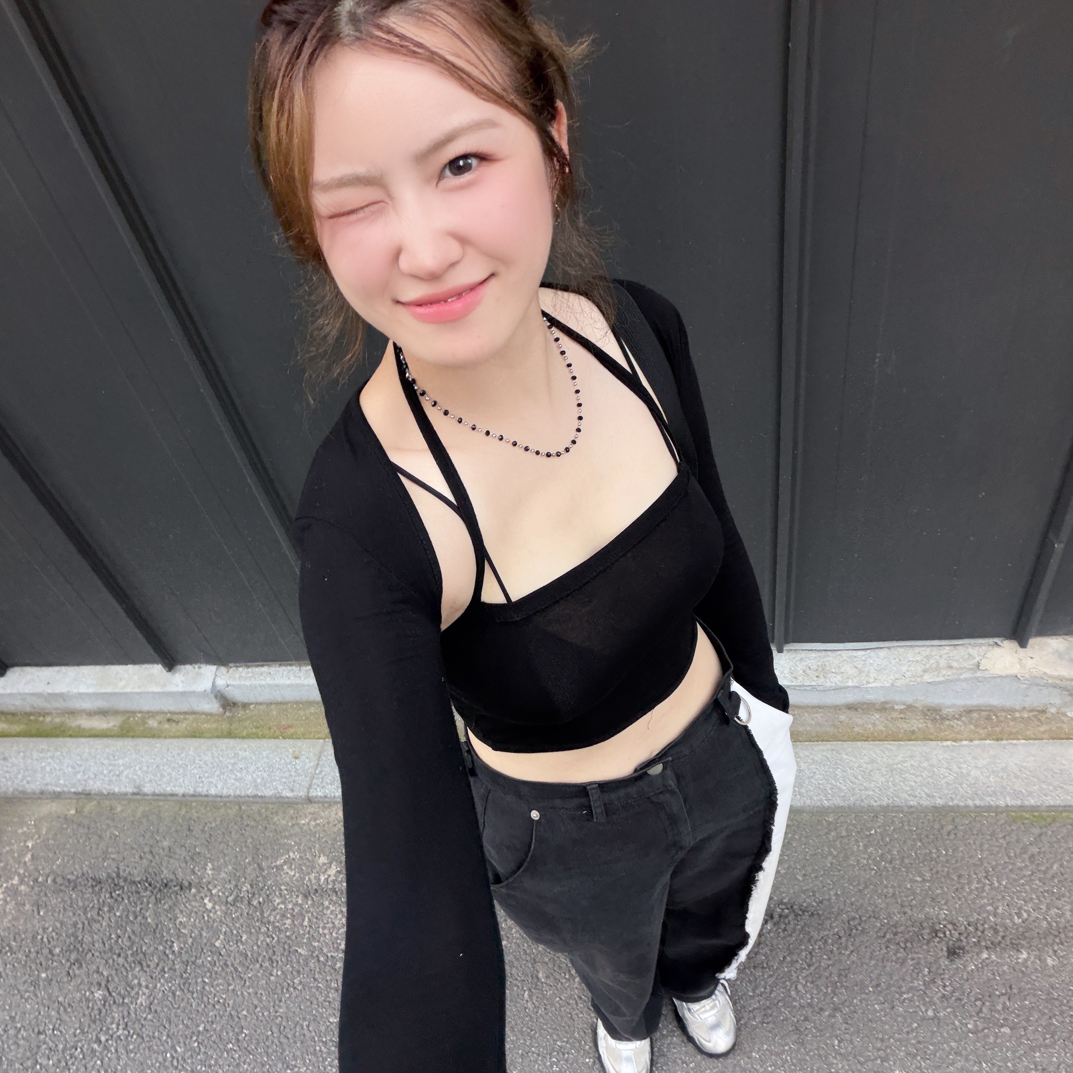 Fila Echappe MS Silver Moon 착용 스타일 - 1