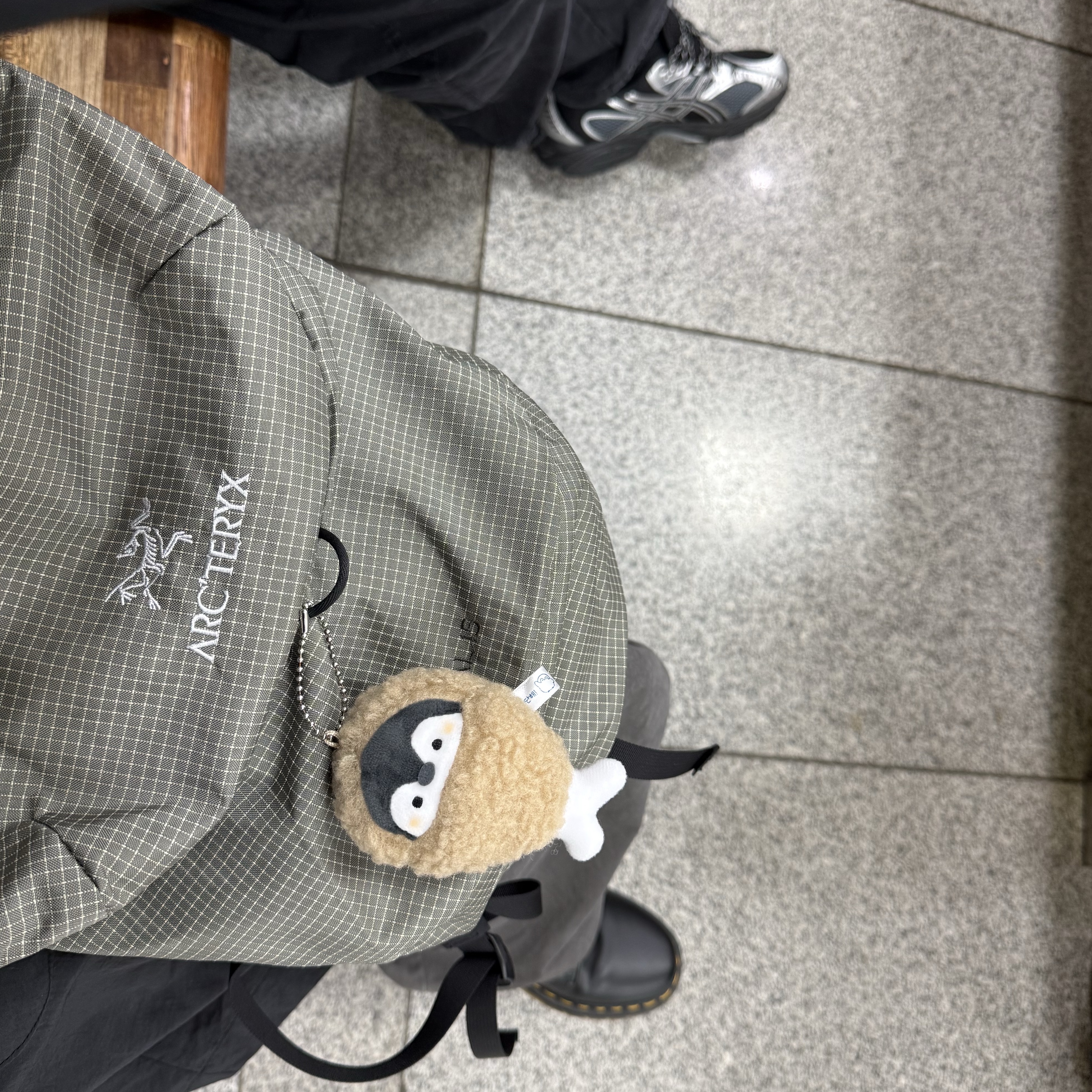 Arc'teryx Konseal 15 Backpack Forage 착용 스타일
