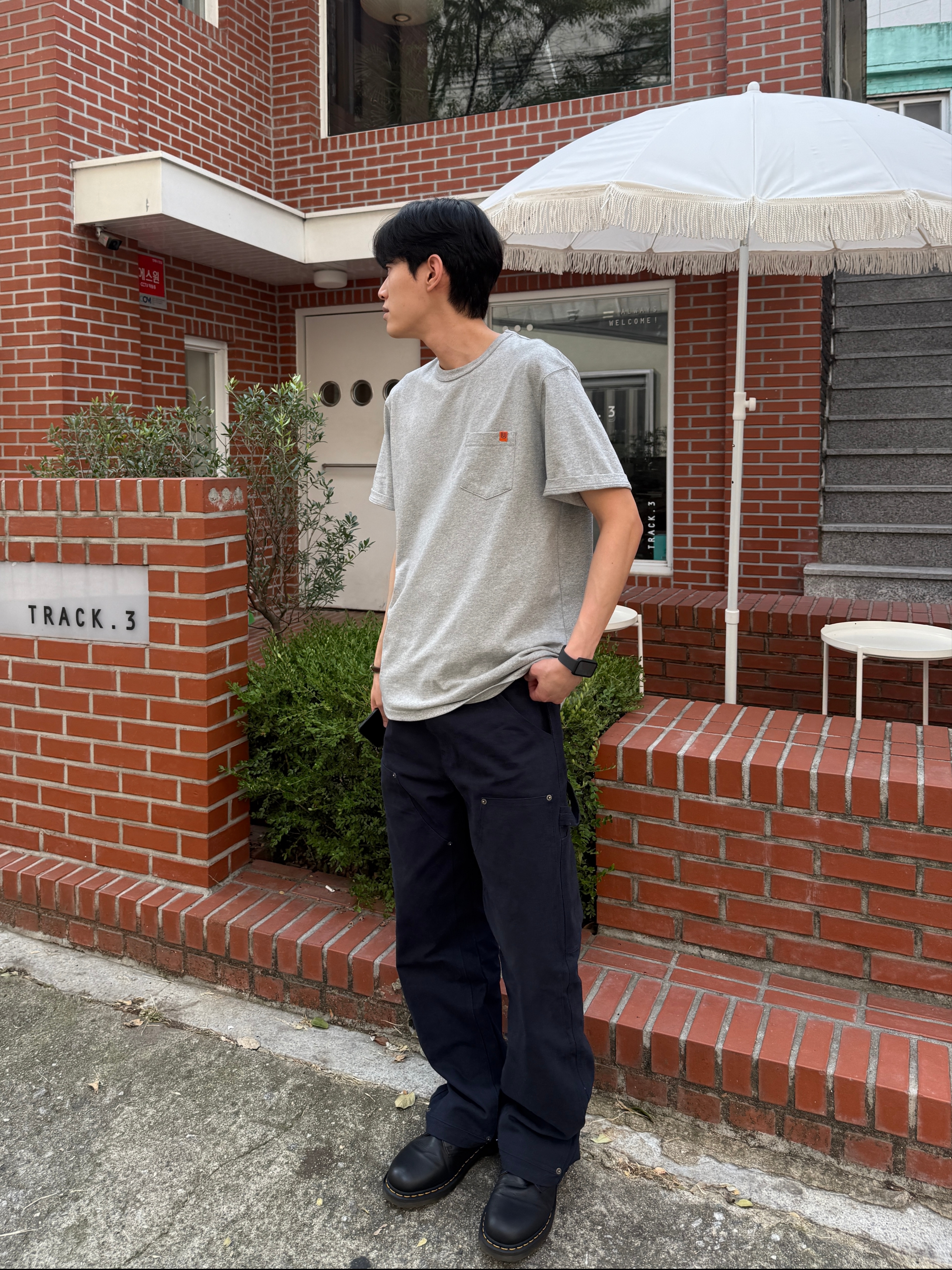 Dr. Martens 1461 Smooth Black, Dr. Martens 1461 Nappa Black 착용 스타일 - 2