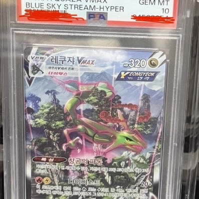 Pokemon TCG Rayquaza VMAX HR Blue Sky Stream (Korean Ver.) 착용 스타일