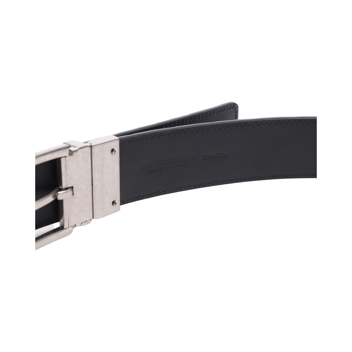 [25% 쿠폰] 보테가 베네타 인트레치아토 벨트 블랙([25% 쿠폰] Bottega Veneta Intrecciato Belt Black) - 6
