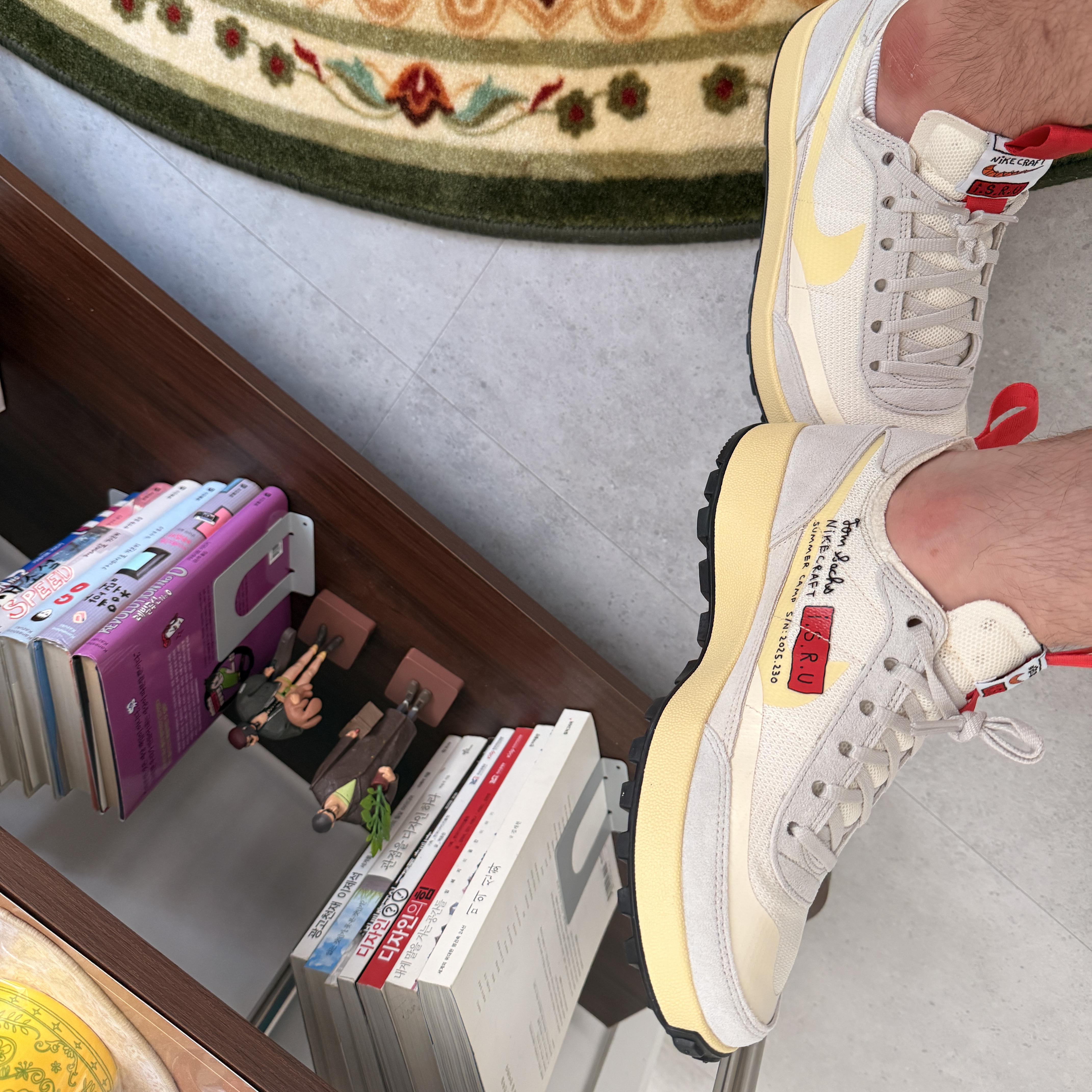 Nike x Tom Sachs General Purpose Shoe Grey Yellow 착용 스타일