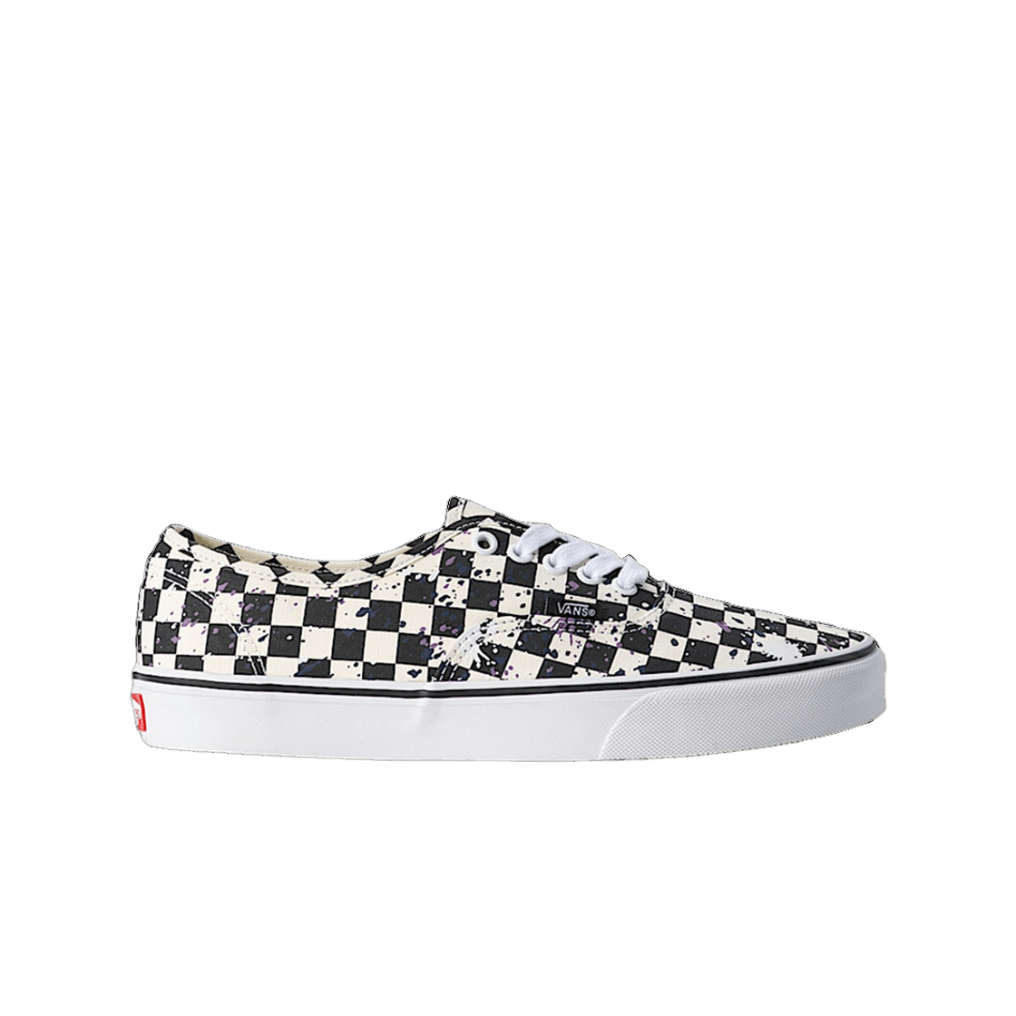VN000D7YIBW Vans Authentic Splatter Checkerboard Black