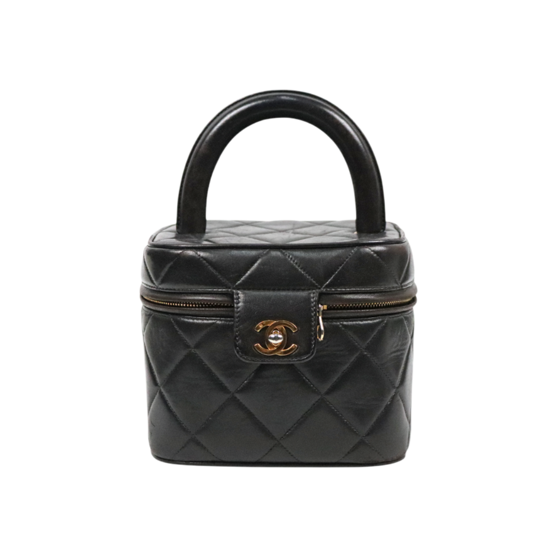 ITSR2LMSR62U Chanel Black Quilted Vanity Bag A-A61789