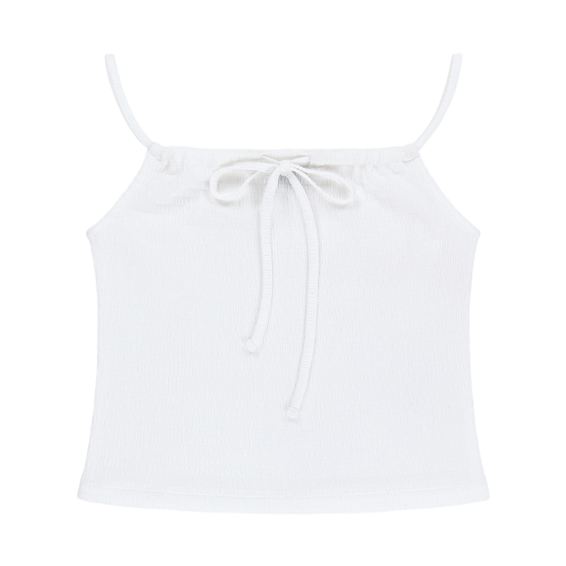 (W) 마리떼 프랑소와 저버 크링클 슬리브리스 가디건 셋업 화이트((W) Marithe Francois Girbaud Crinkle Sleeveless Cardigan Set Up White) - 2