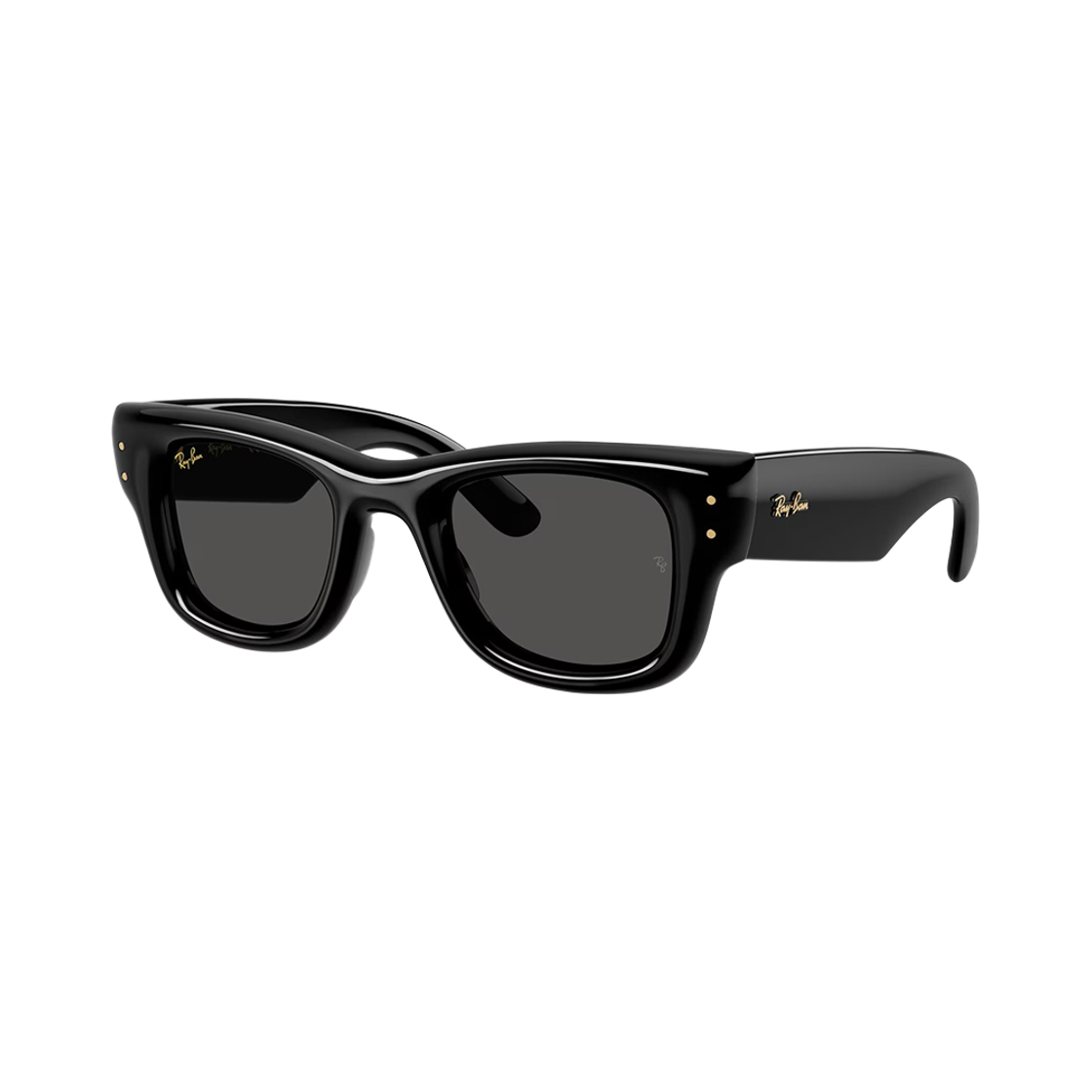 RB4940 601/87 47 [25% 쿠폰] Ray-Ban x A$AP Rocky Wayfarer Puffer Polished Black Frame Ultra Black Lense High Bridge Fit