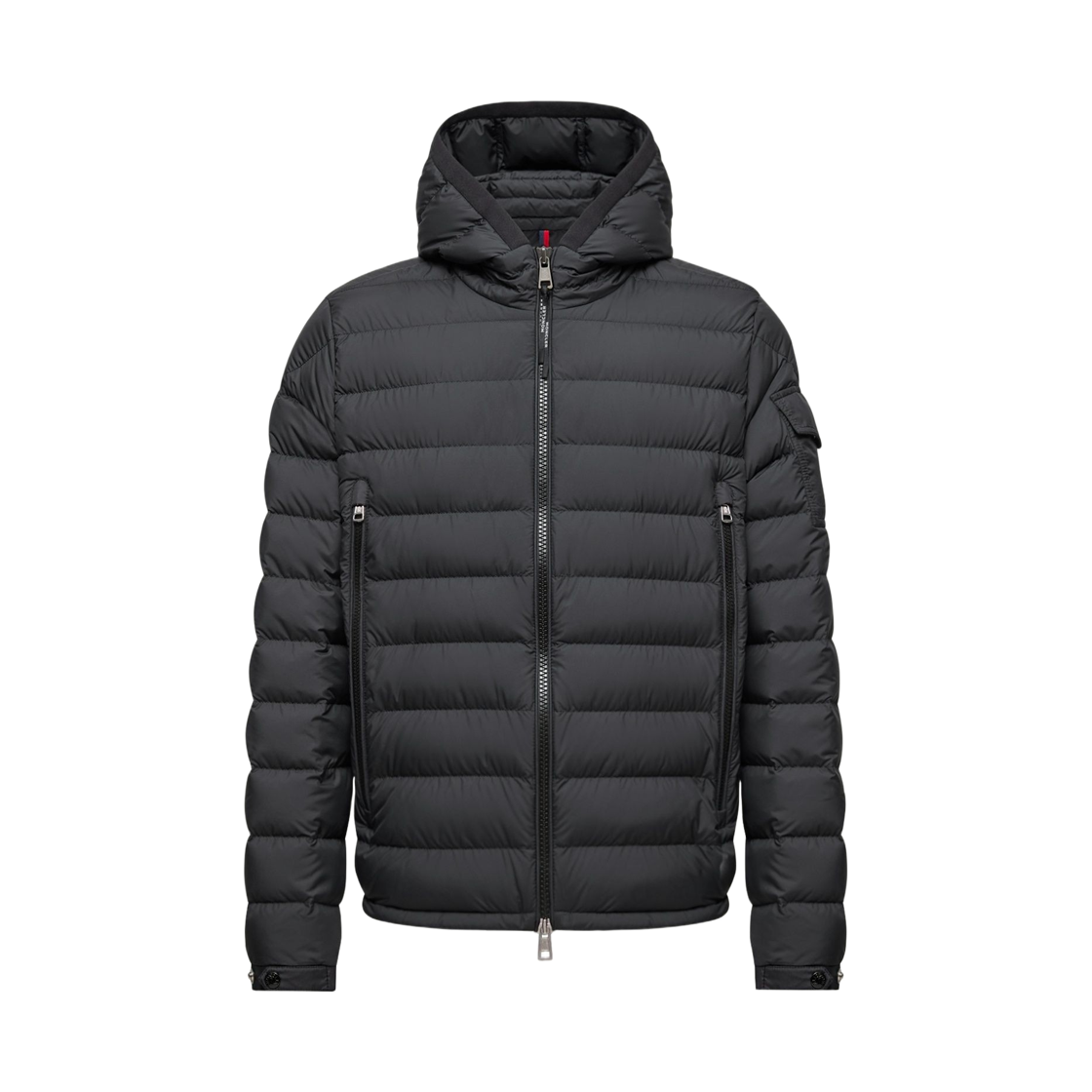 L2-091-1A00107-549SK-999 Moncler Galion Hooded Short Down Jacket Black - 26FW